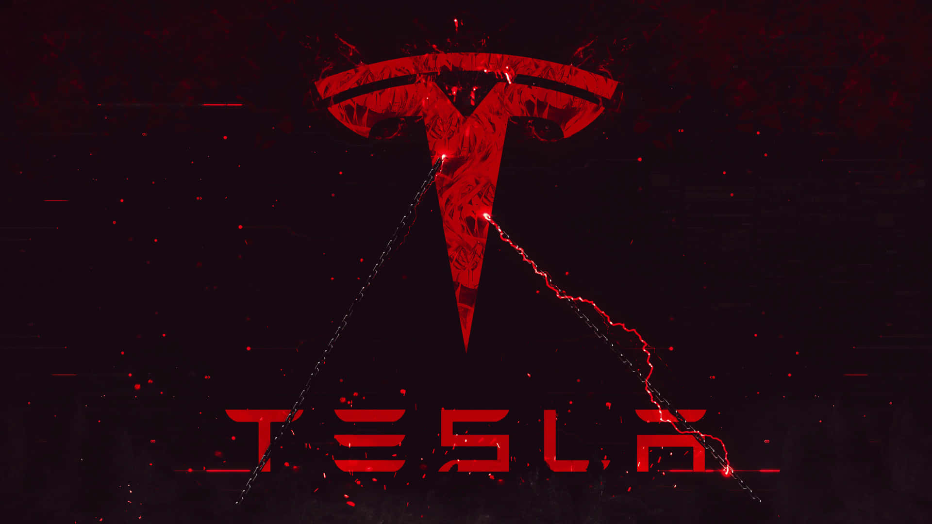 Tesla Logo 4k Wallpaper