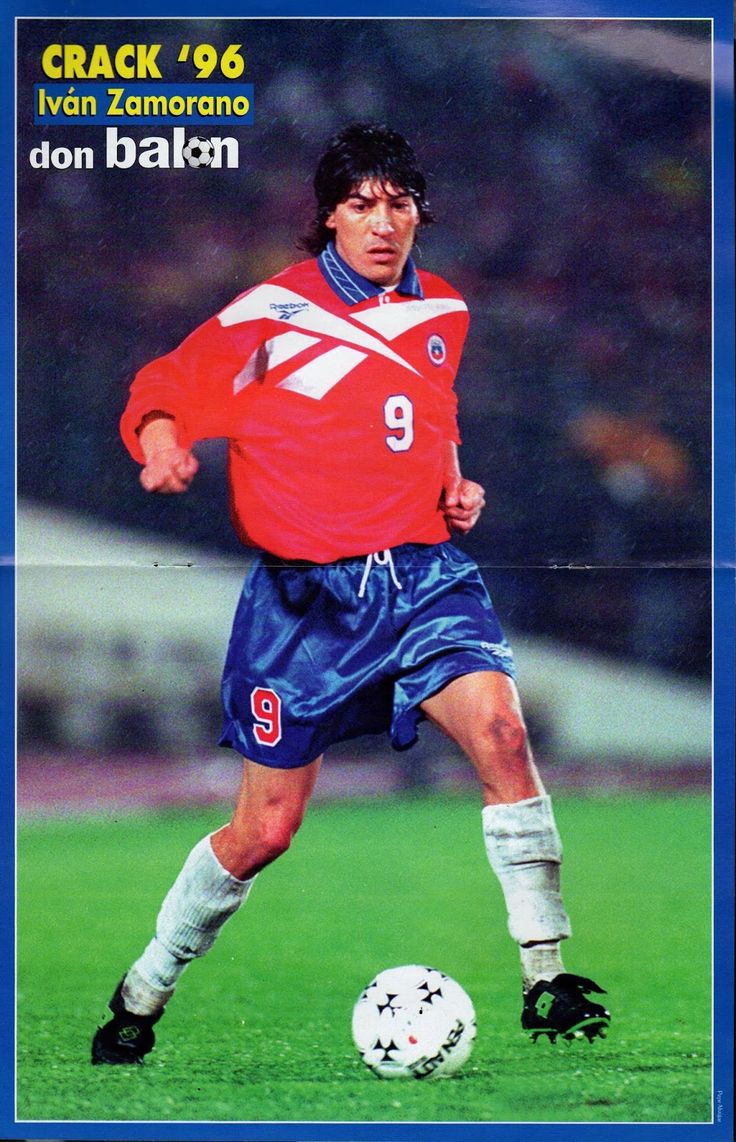 Ivan Zamorano of Chile in 1996