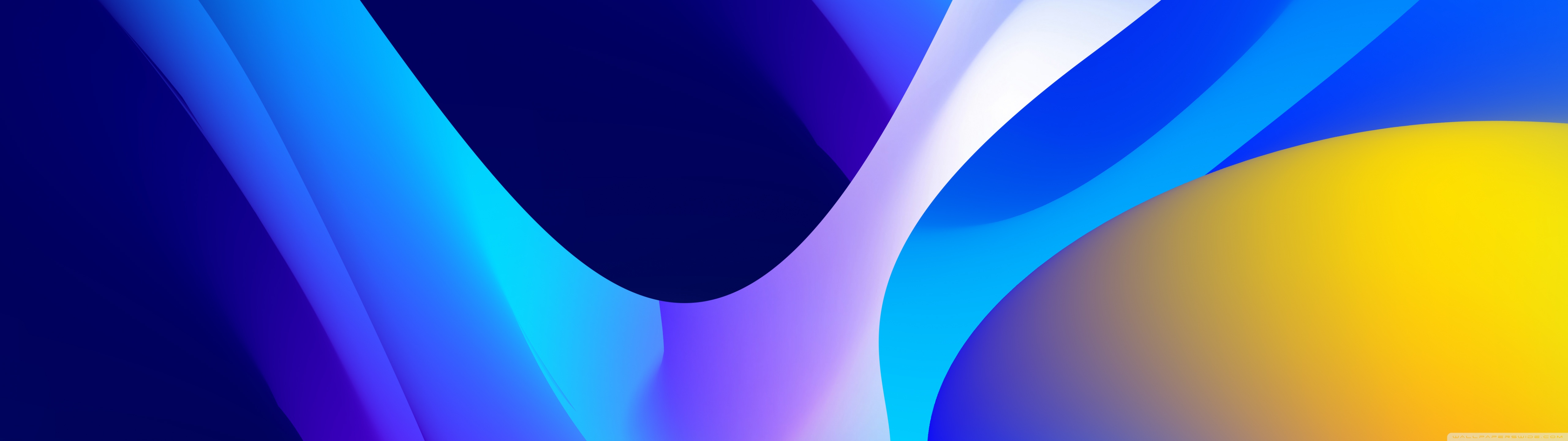 Abstract Design, Blue, Yellow 4K UHD Wallpaper for UltraHD Desktop and TV, Widescreen and UltraWide Display, Dual Monitor, Smartphone and Tablet Devices