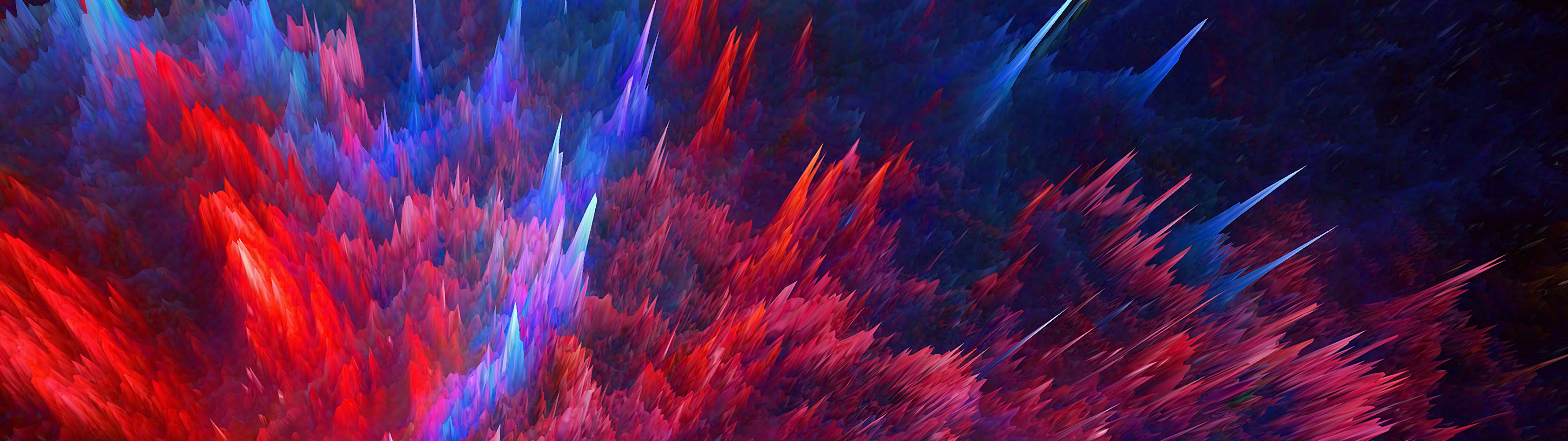 Colorful Abstract Wave Illustration Background 4K Wallpaper HD