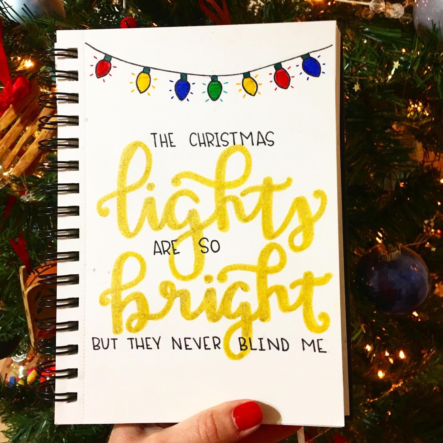 Adding a little Christmas to some Taylor Swift lyrics