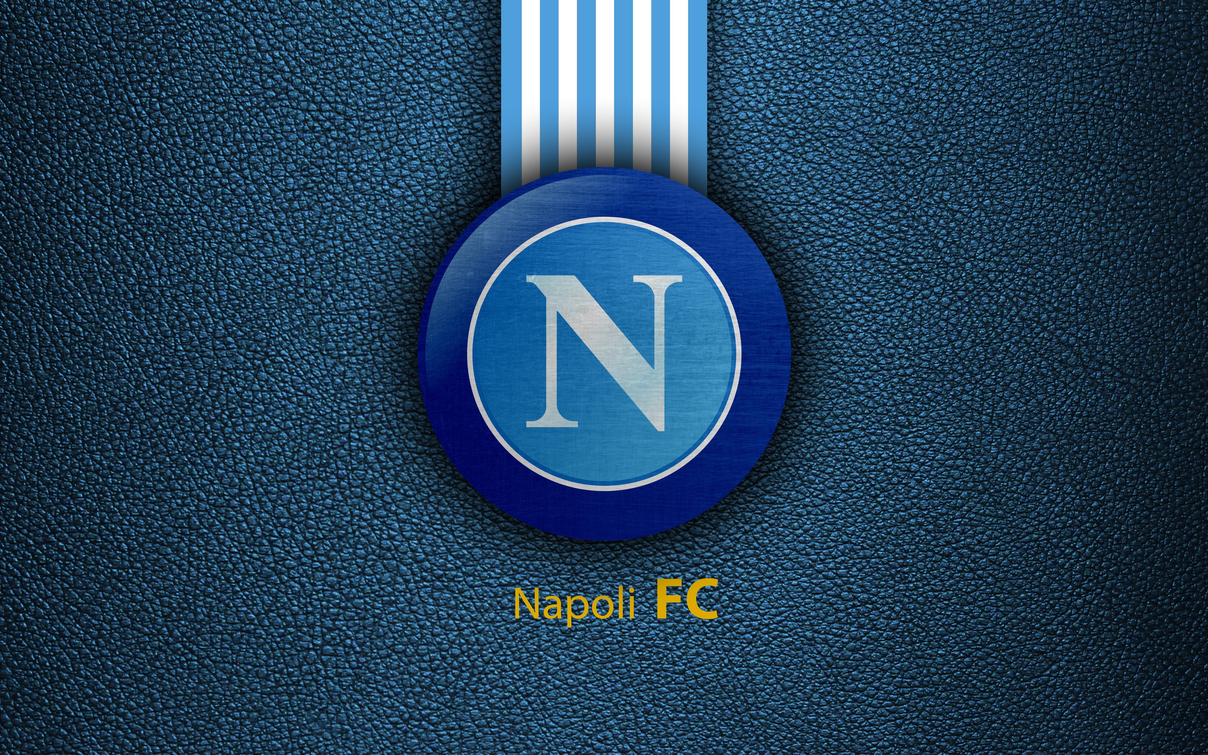 Wallpaper wallpaper, sport, logo, football, Napoli, Italian Seria A for mobile and desktop, section спорт, resolution 3840x2400