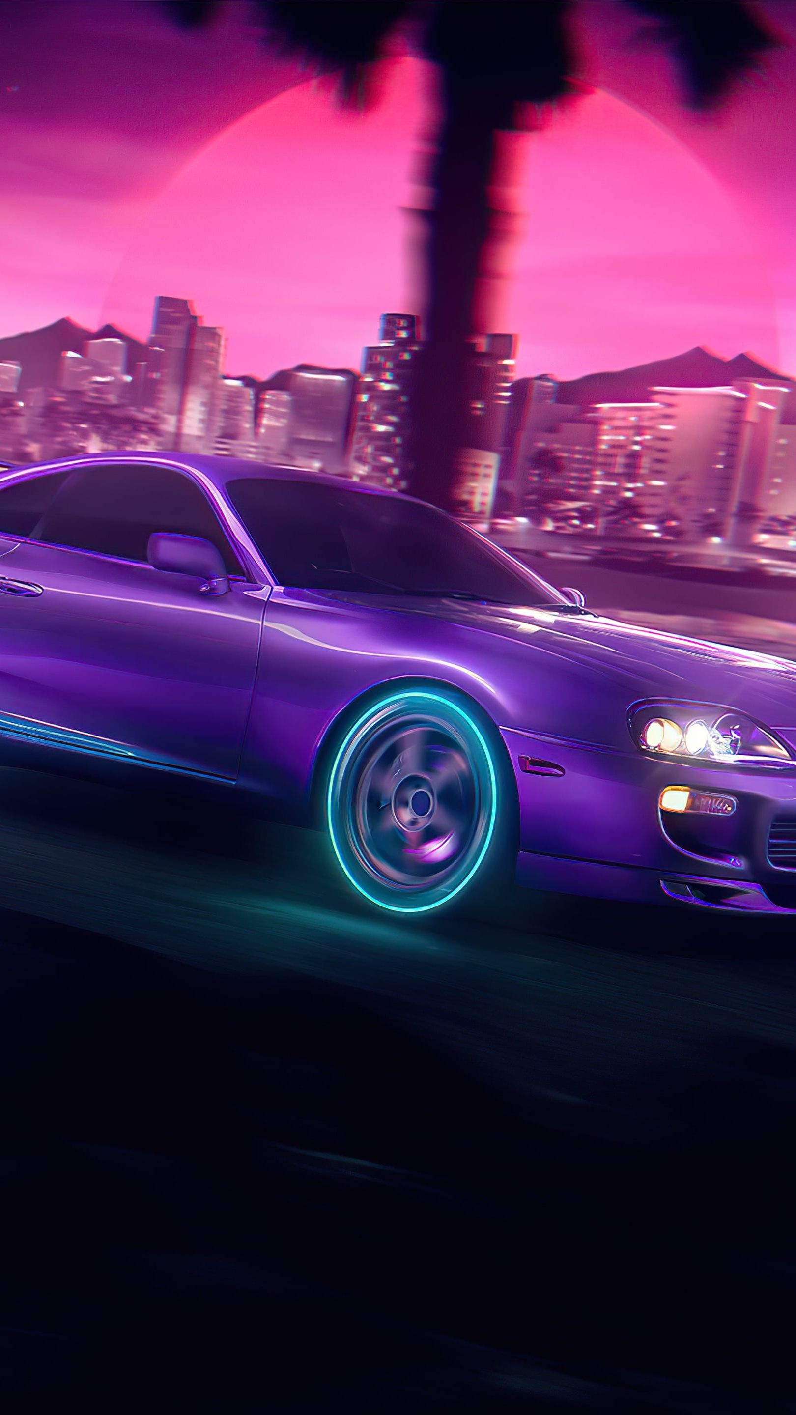 Neon Blaze Toyota Supra GR