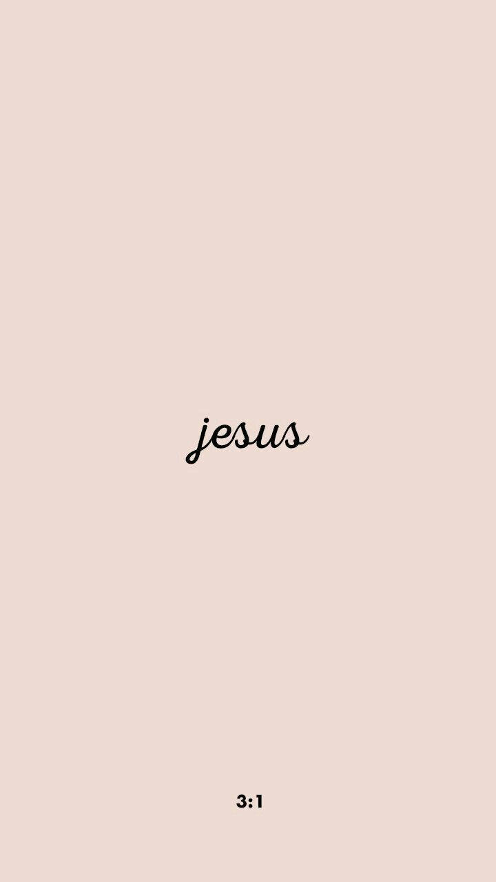 Download Minimalist Jesus Aesthetic Wallpaper