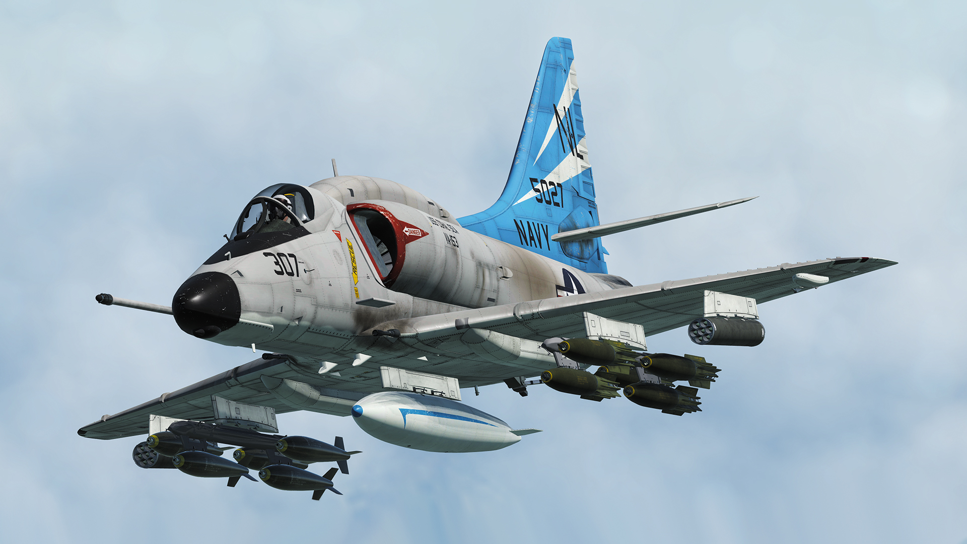 A 4E Skyhawk: USN VA 153
