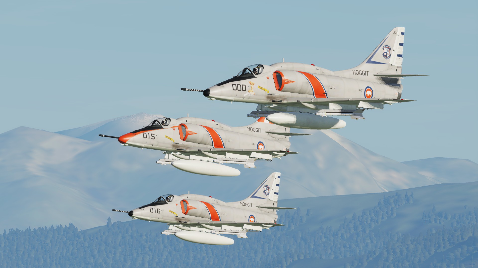 Hoggit Retro Liveries (A 4E C Skyhawk Livery Pack)