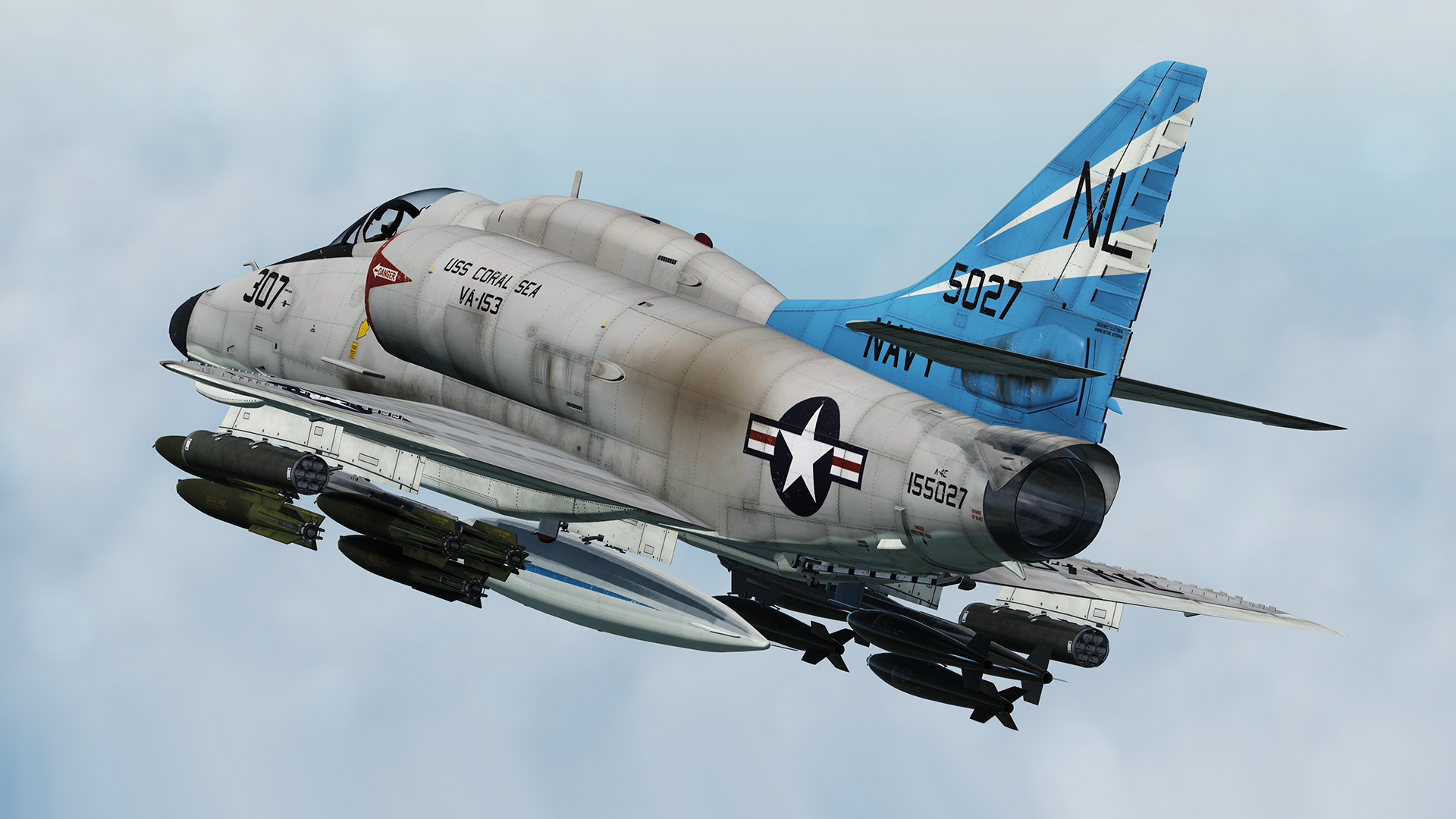 A 4E Skyhawk: USN VA 153