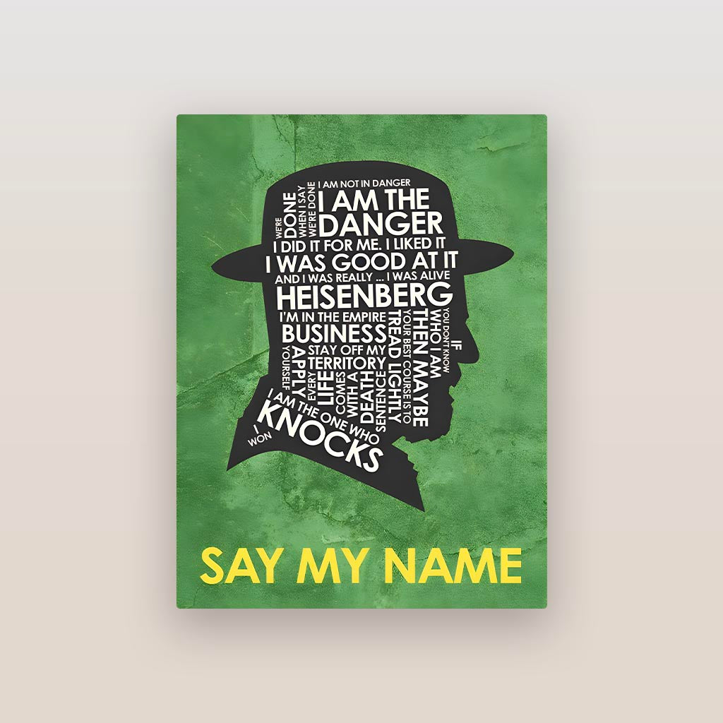 Say My Name Breaking Bad Poster