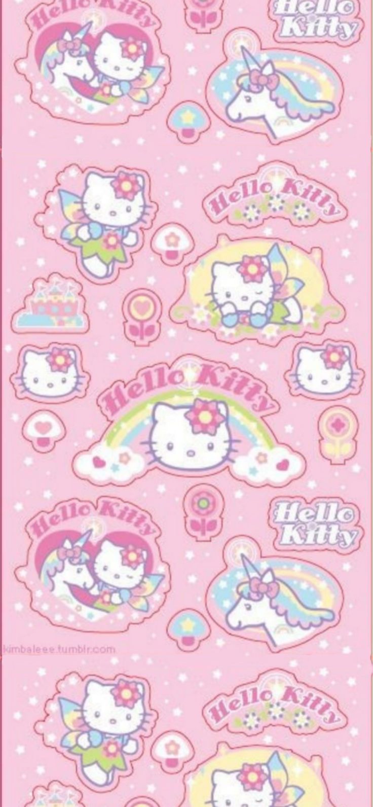 Pastel hello kitty sanrio wallpaper