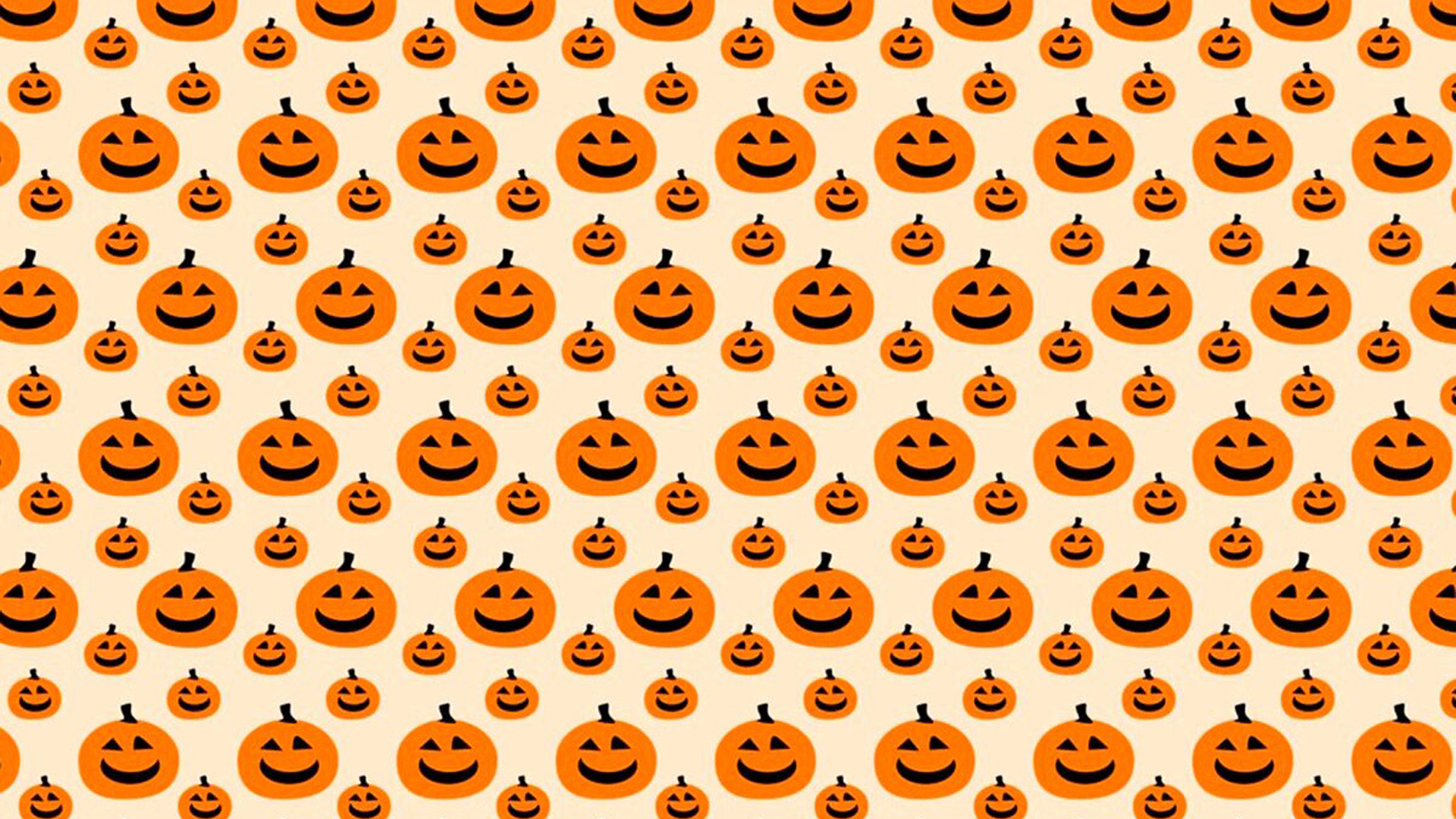 Orange Little Pumpkins HD Cute Halloween Wallpaper