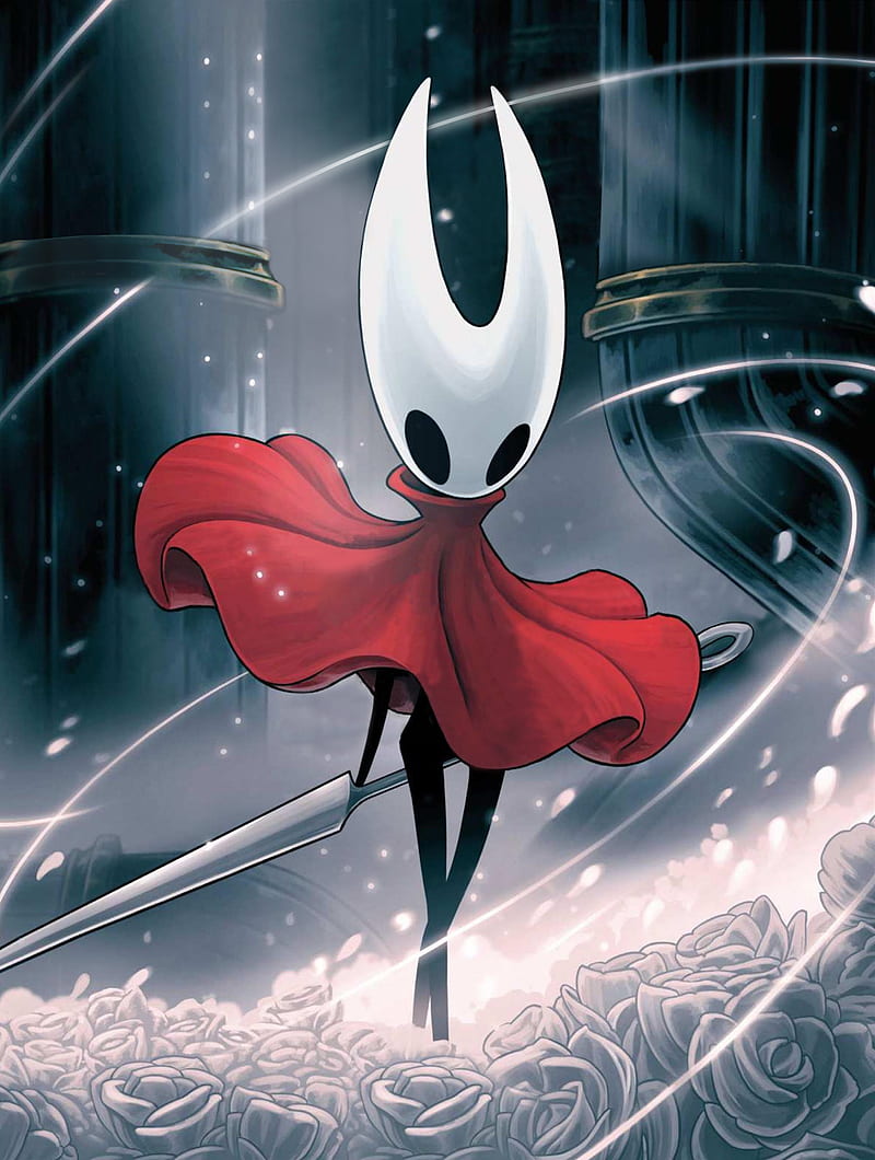 Looking for white hollow knight wallpaper like this one. Preferably of the ghost