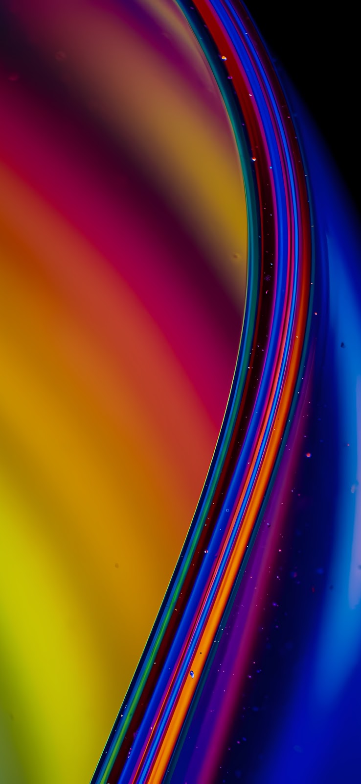 iPhone 17 Concept Wallpaper: Abstract Flowing Light on Dark