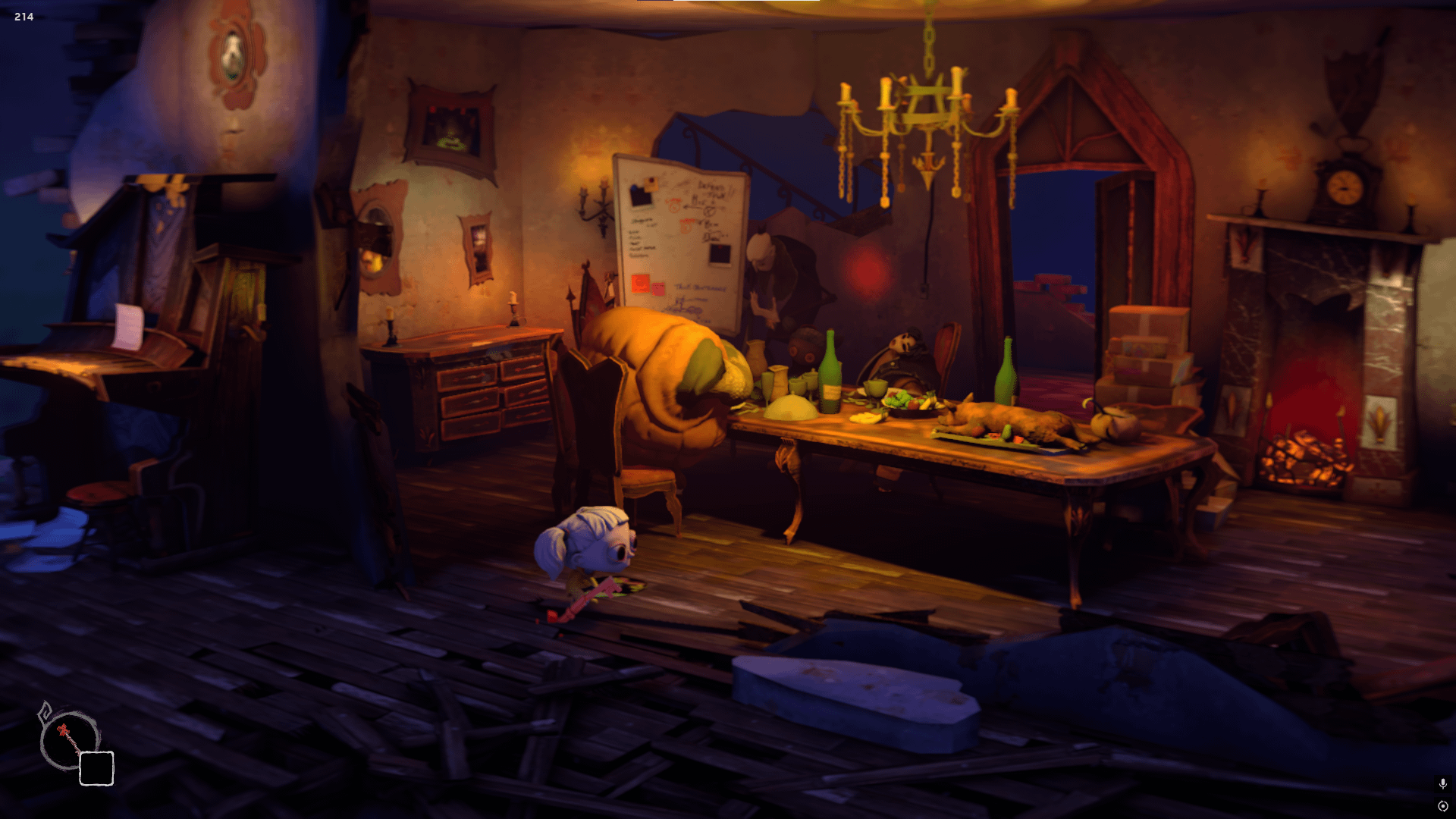 Interesting visuals in Gloomy Eyes