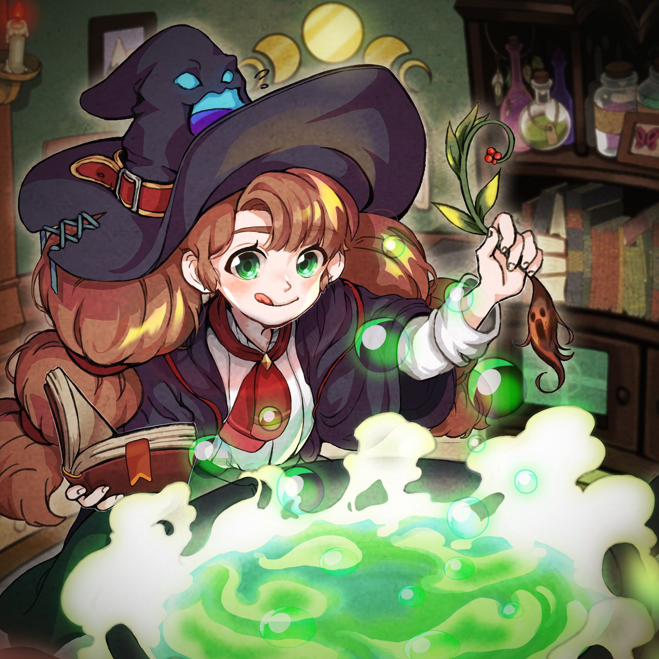 Little Witch in the Woods has a talking hat, but doesn't quite have that Stardew charm