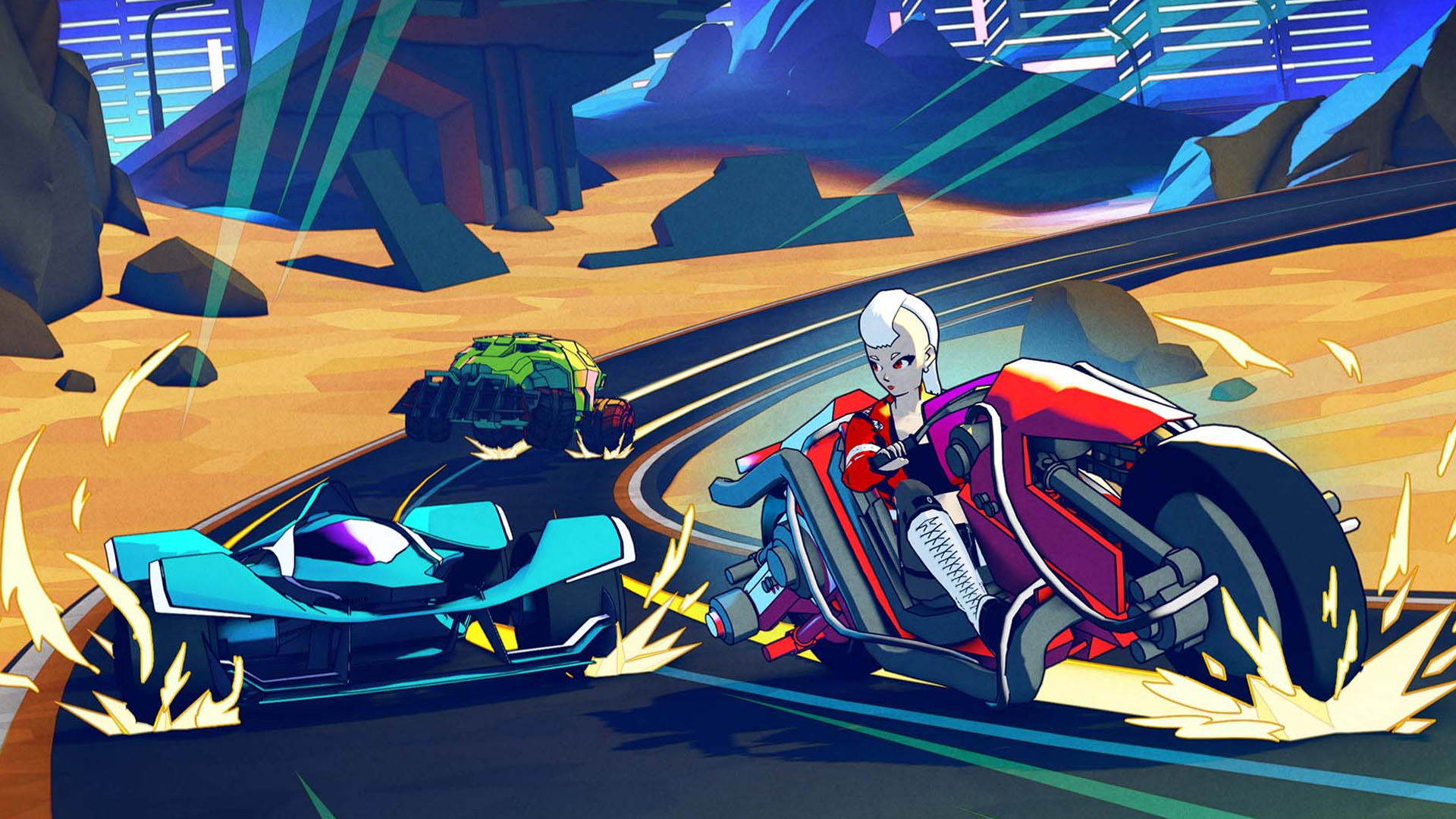 Neon Apex: Beyond the Limit is a new futuristic arcade racer from the creator of Formula Retro Racing