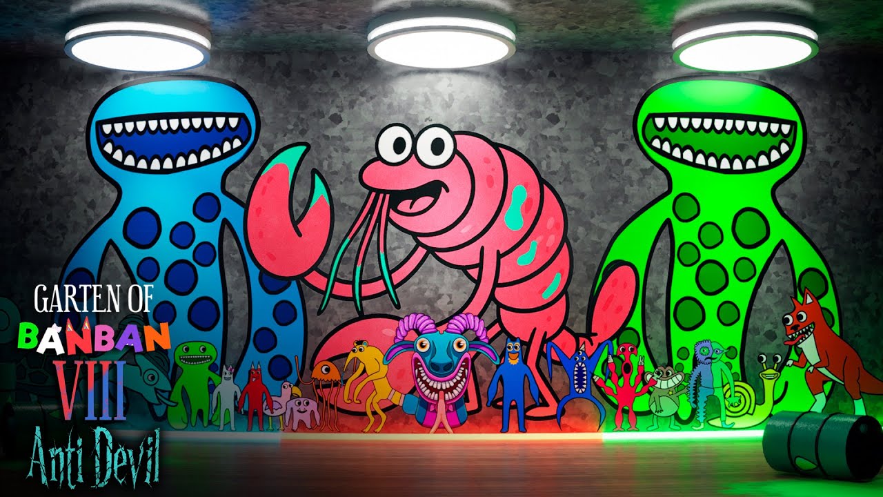 Garten of Banban 8: Anti Devil NEW BOSSES + ITALIAN BRAINROT (Gameplay )