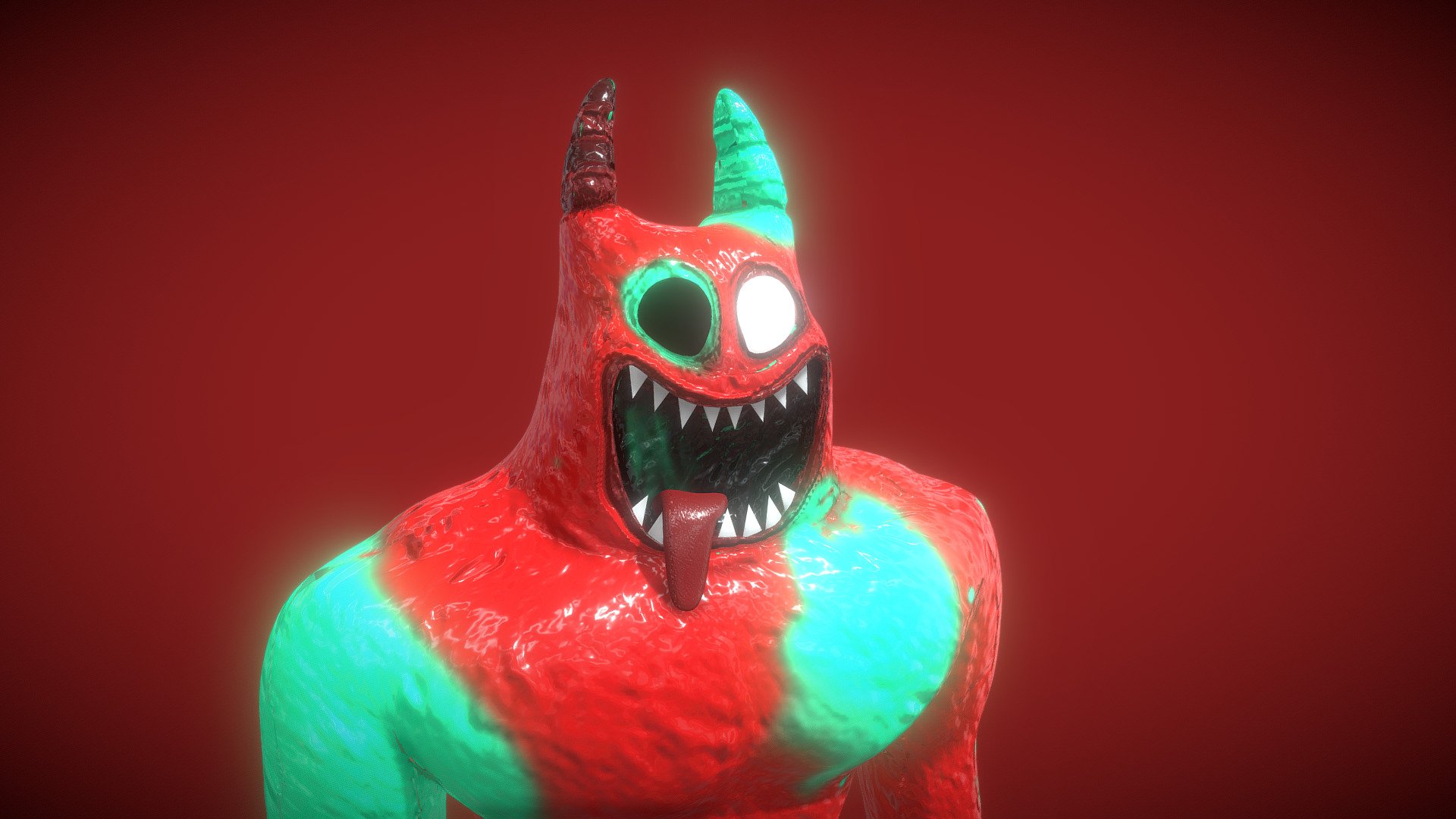 Hellish Banban (Garten of Banban 8) Free 3D model by steelysketchfab [2e5acdf]