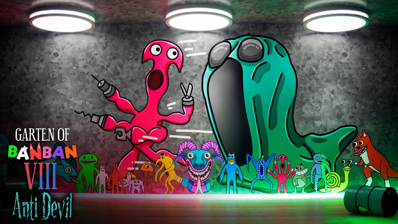 Garten of Banban 8: Anti Devil NEW BOSSES + ITALIAN BRAINROT (Gameplay )