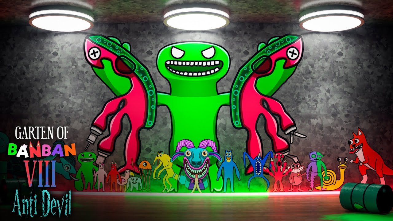 Garten of Banban 8: Anti Devil NEW BOSSES + ITALIAN BRAINROT (Gameplay )