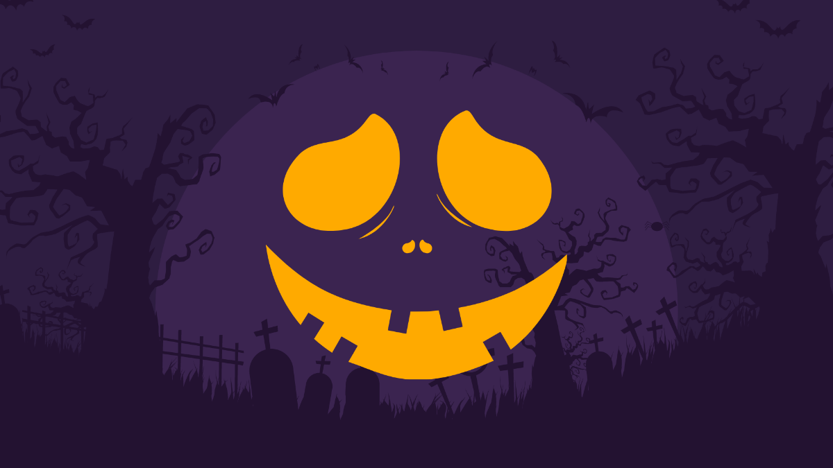 Free Purple and Black Halloween Background to Edit Online
