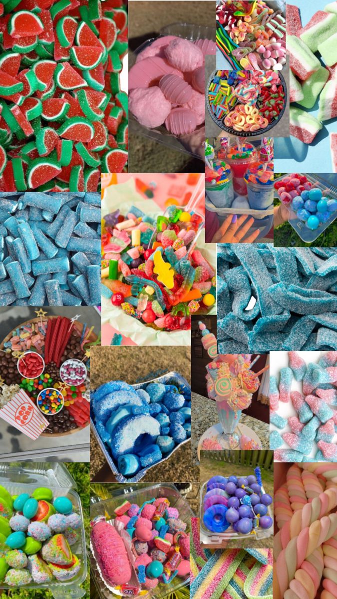 Delicious Candy Collage