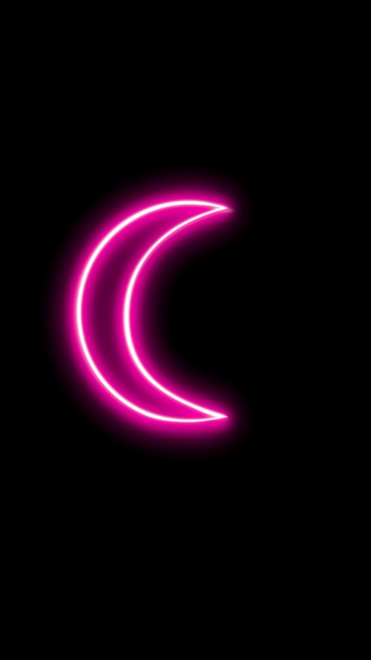 neon #neonlights #moon #wallpaper #ay #duvarkağıdı #tumblr #pink