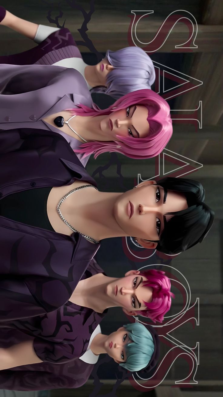 SAJA BOYS DEMON HUNTERS Wallpaper