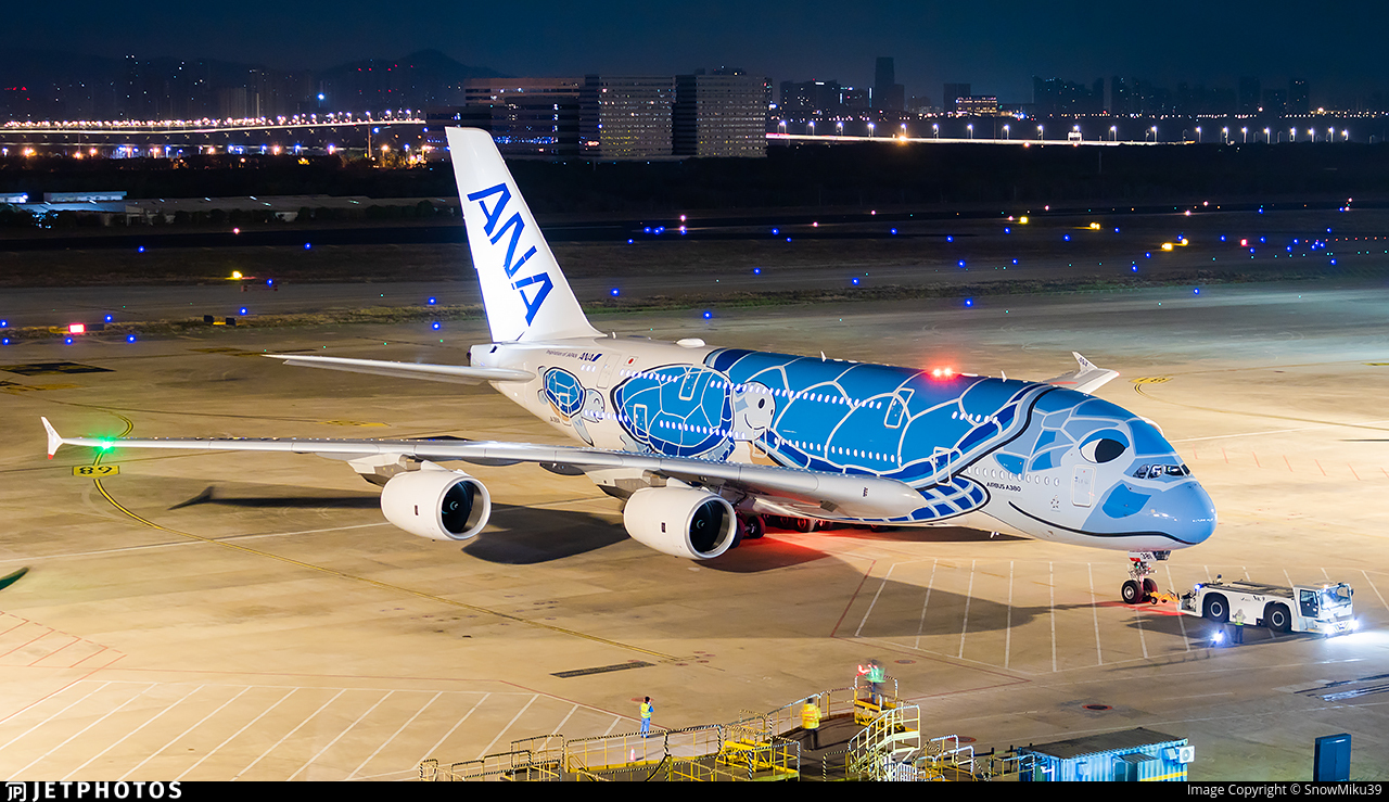 JA381A. Airbus A380 841. All Nippon Airways (ANA)