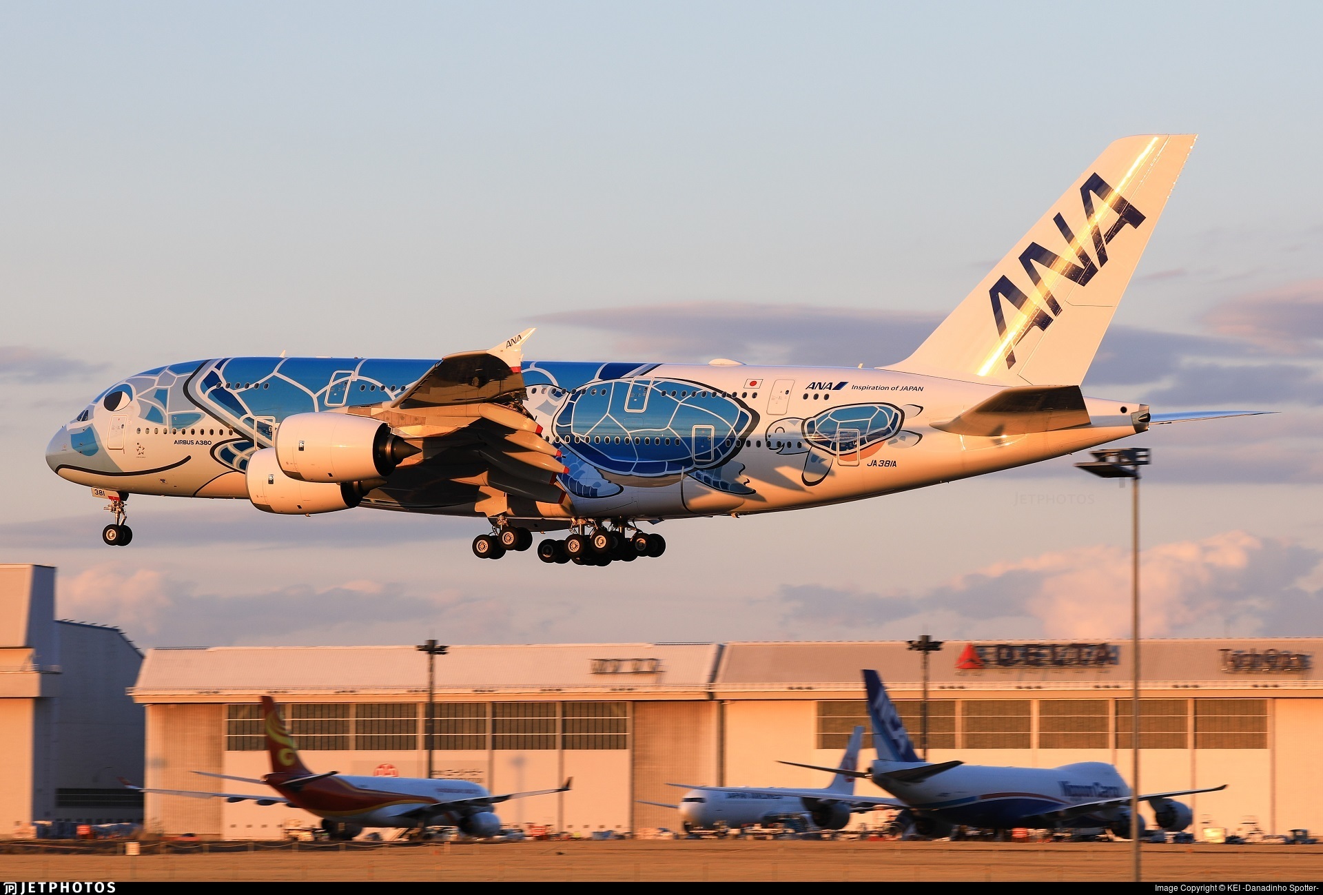 JA381A. Airbus A380 841. All Nippon Airways (ANA). KEI Danadinho Spotter