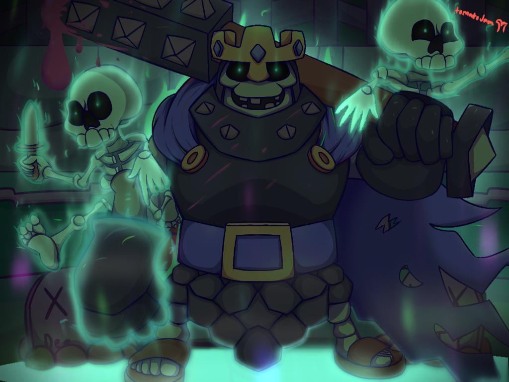 drew skeleton king cuz I think he's the coolest looking champion