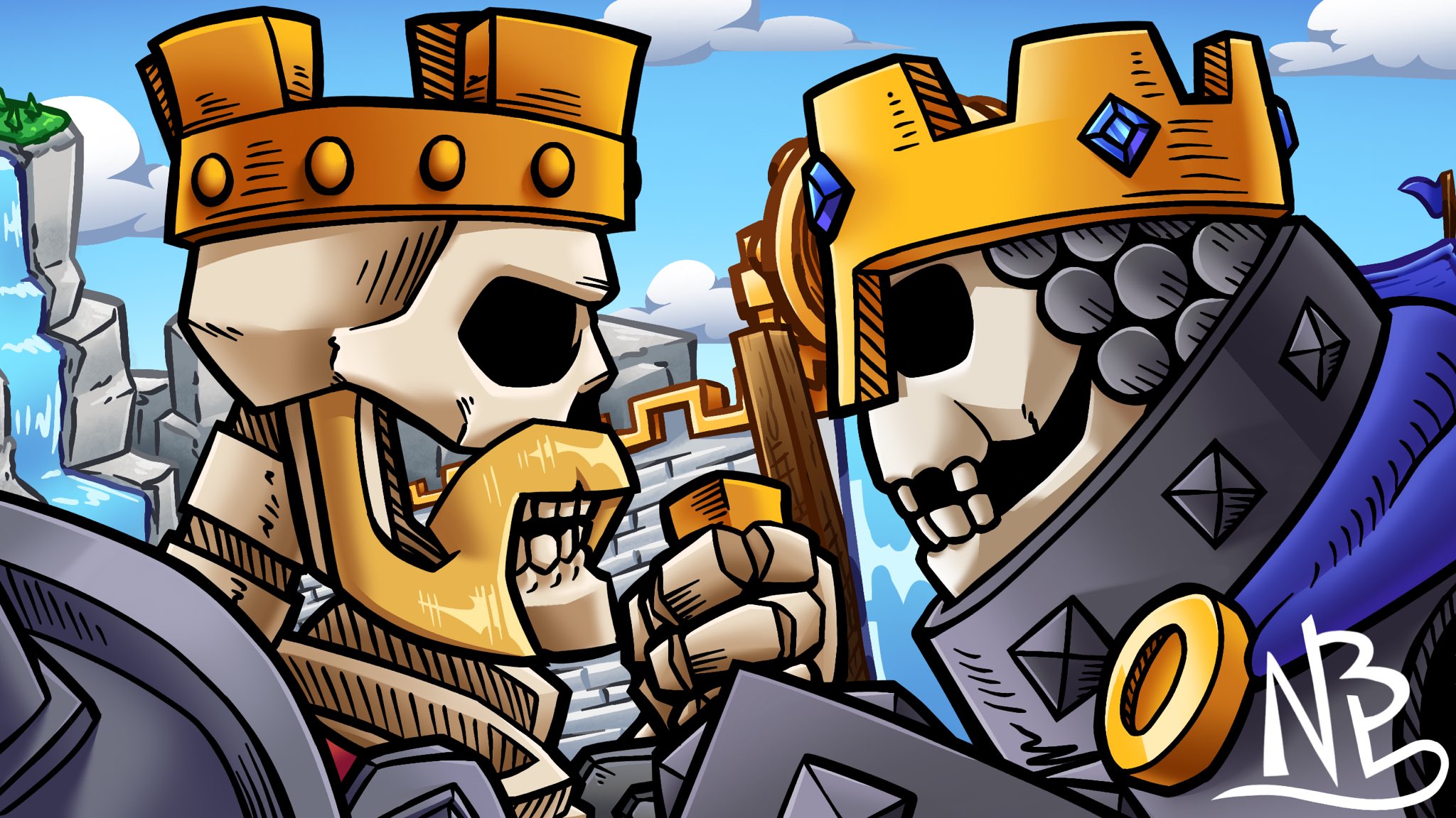 Numberless one is the true skeleton king? #ClashOfClans # ClashRoyale #artroyale #ClashOfClansFanart #ClashRoyaleFanart