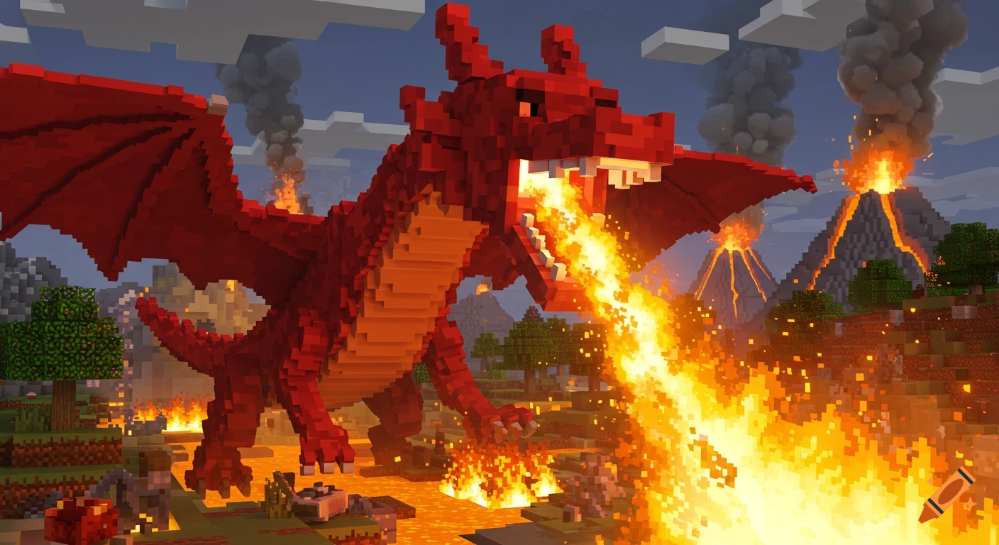 Yharon, Dragon of Rebirth From Terraria Calamity Mod created on Craiyon