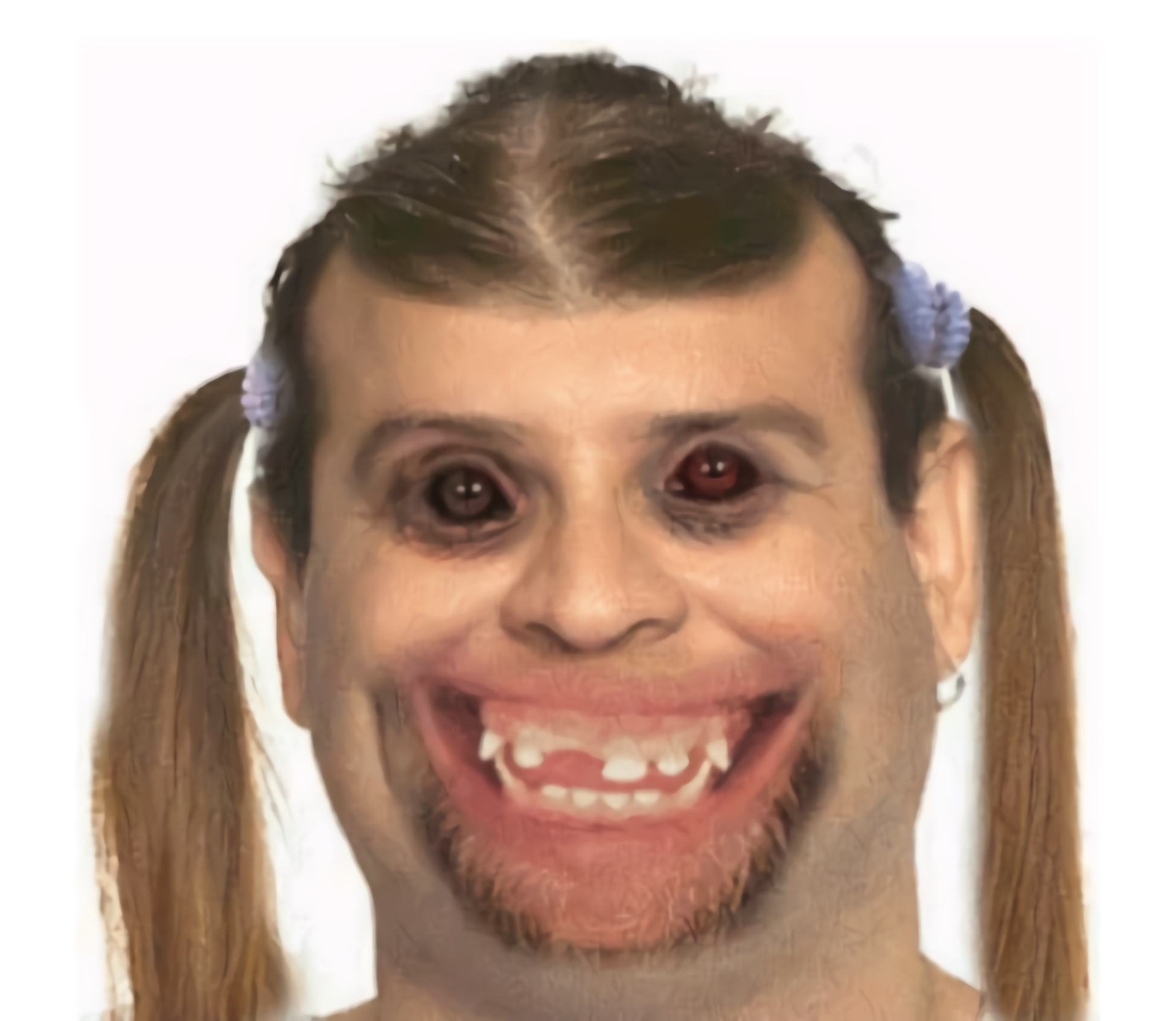 Creepy Ugly Guy Girl? (Multiple Image)