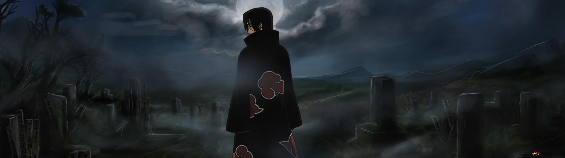 Itachi Uchiha Akatsuki Night HD wallpaper download