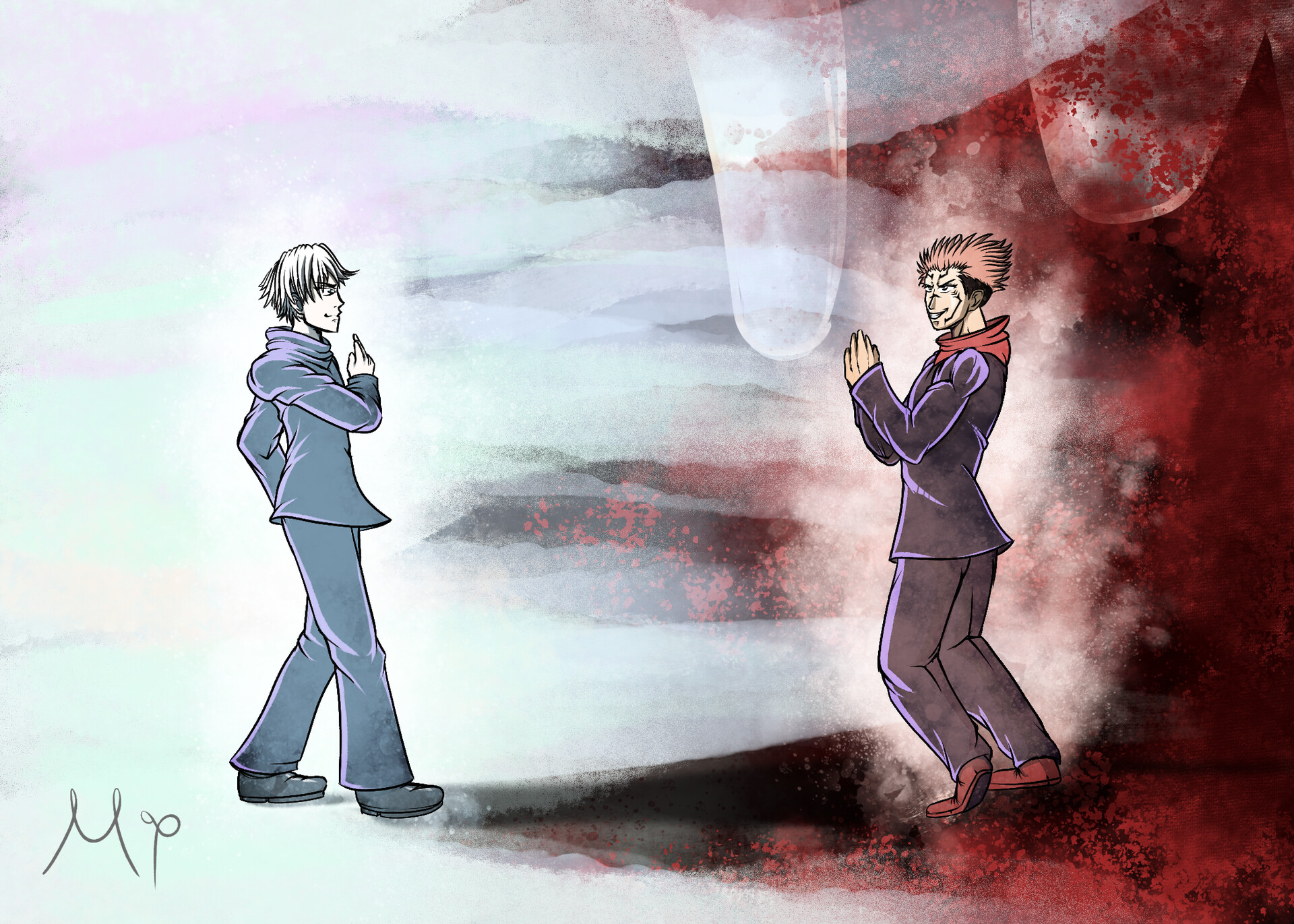 Domain Clash (Gojo Satoru vs Sukuna) (Jujutsu Kaisen