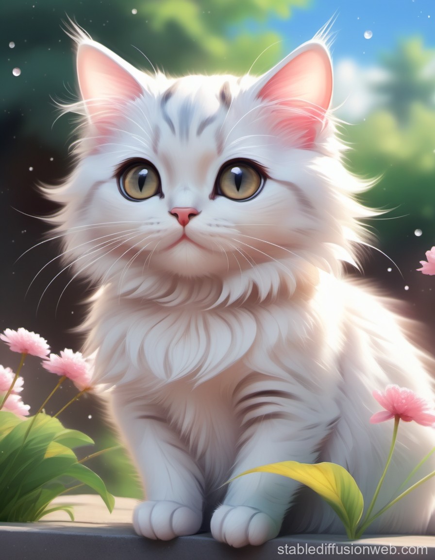 realistic cat wallpaper Prompts. Stable Diffusion Online