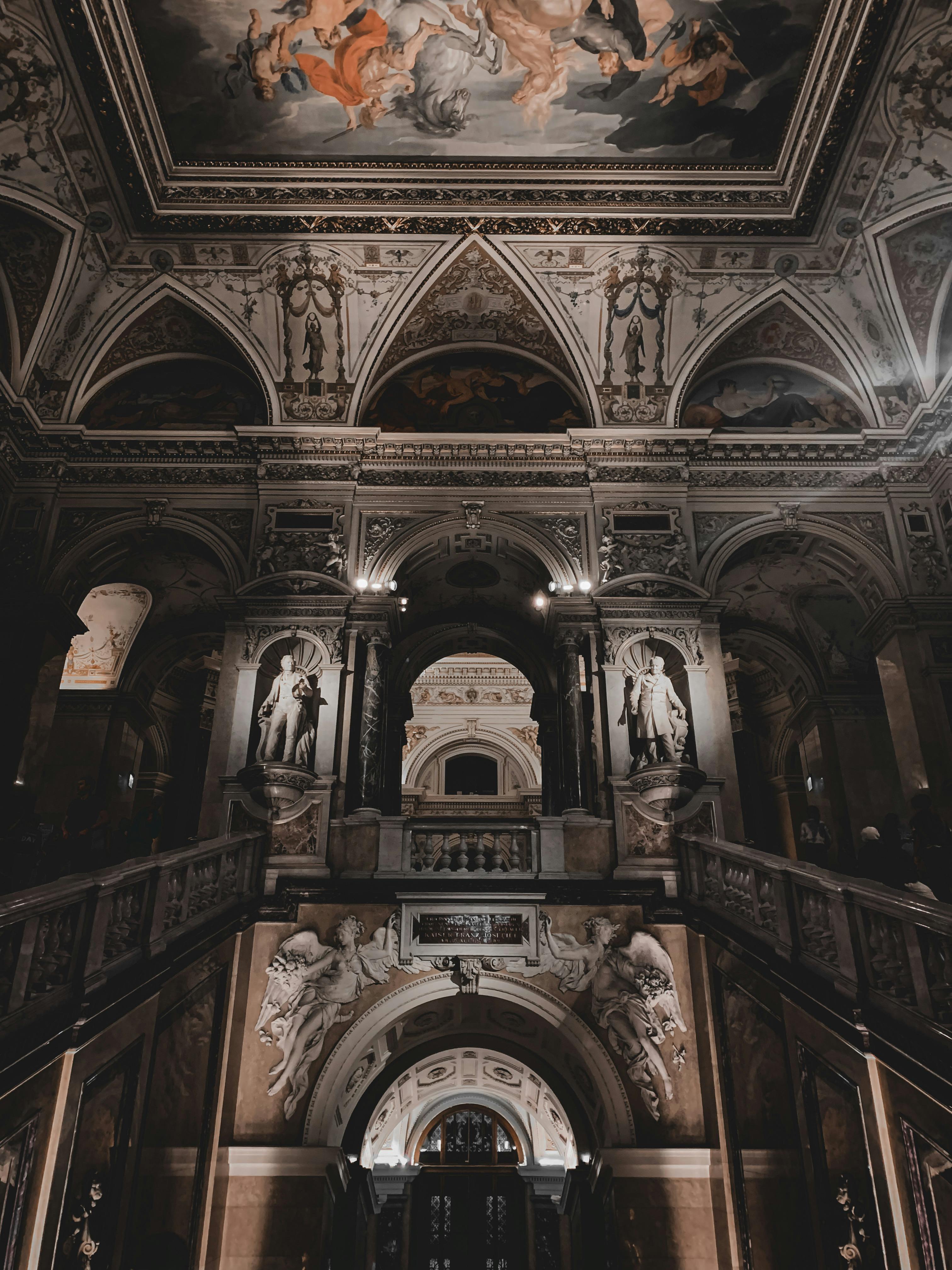 Interior of the Natural History Museum, Vienna, Austria · Free