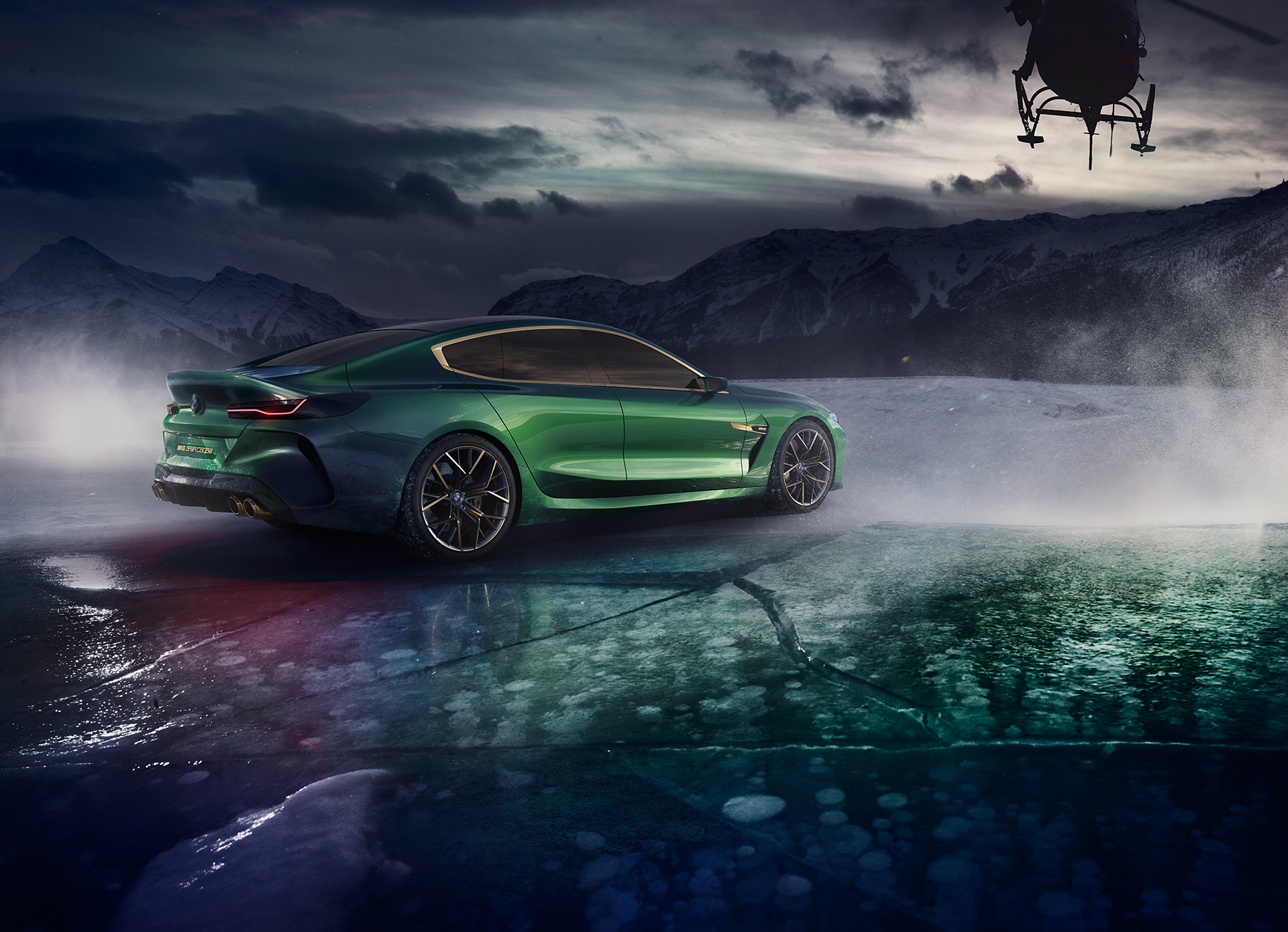 BMW Concept M8 Gran Coupé. Image - Behance