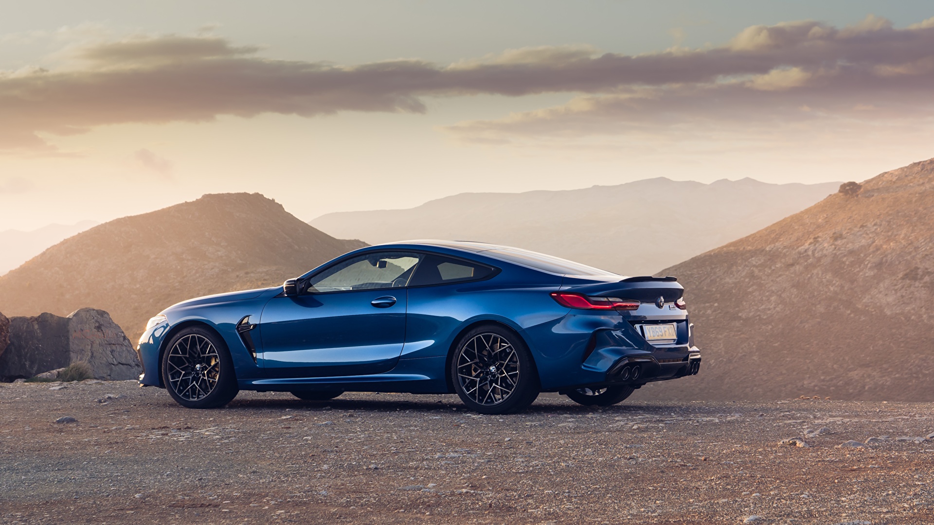 image BMW Competition, 2020, M8, F91 Coupe Blue Side auto 1920x1080