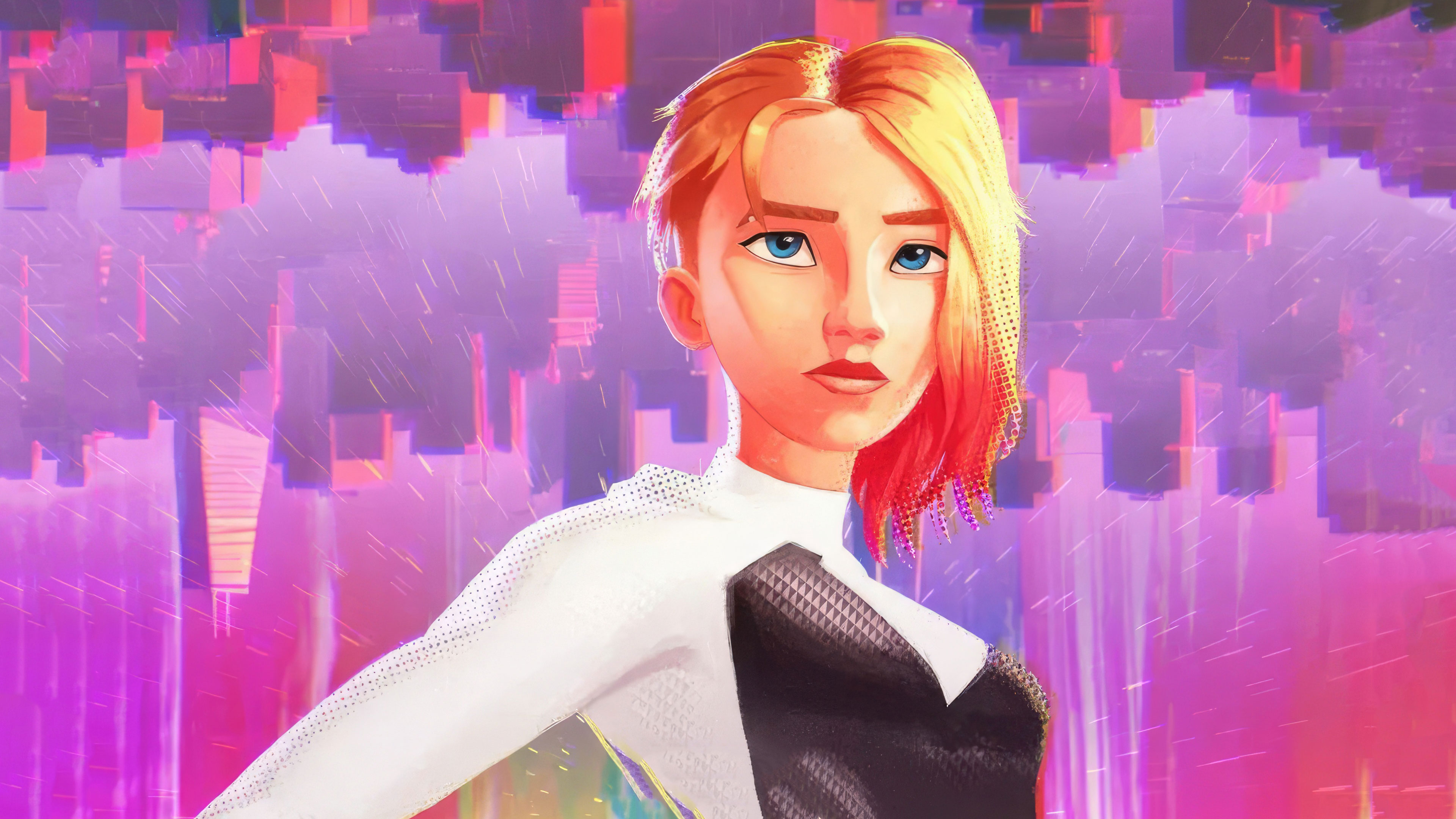 Gwen Stacy In SpiderMan Across The Spiderverse 2023 Wallpaper, HD Superheroes Wallpaper, 4k Wallpaper, Image, Background, Photos and Picture