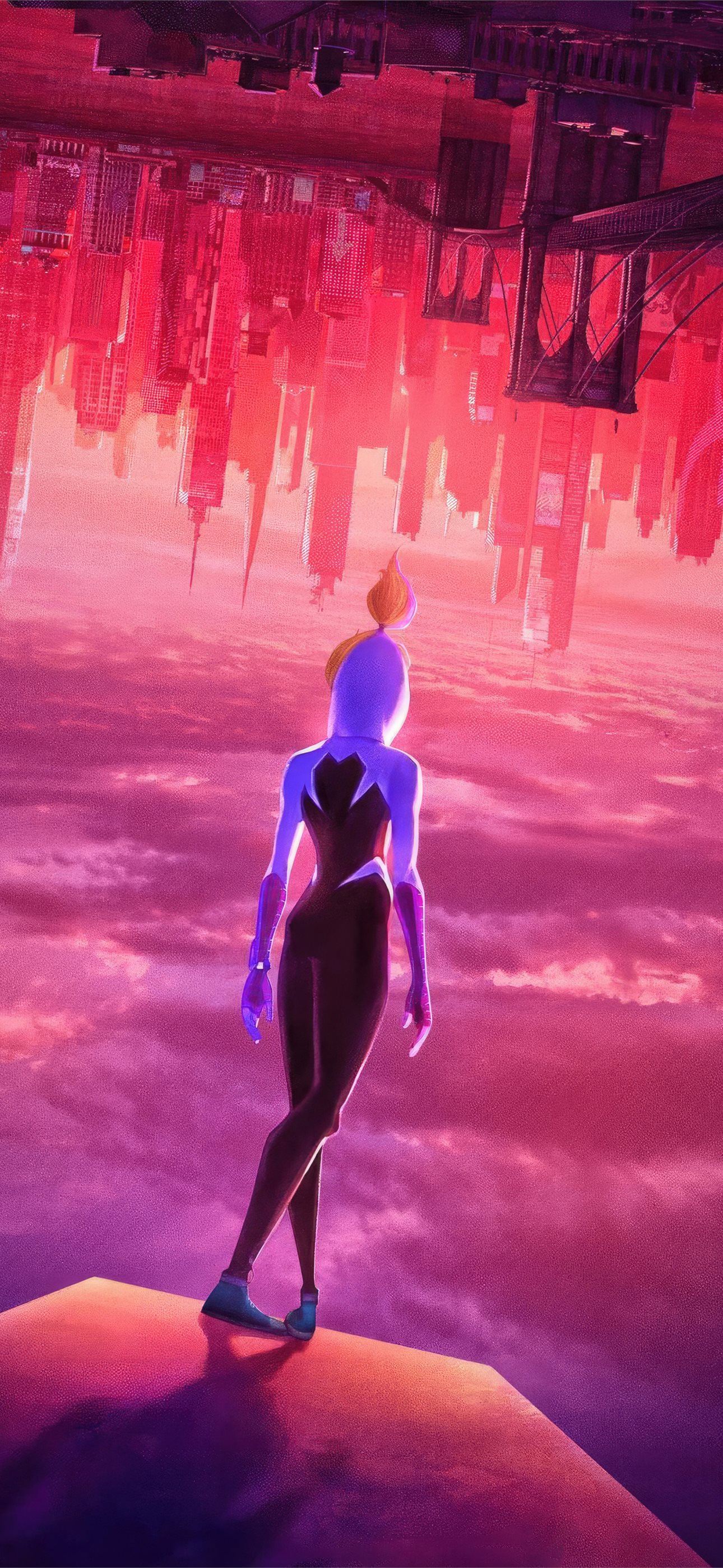 gwen stacy spiderman across the spiderverse iPhone Wallpaper Free Download