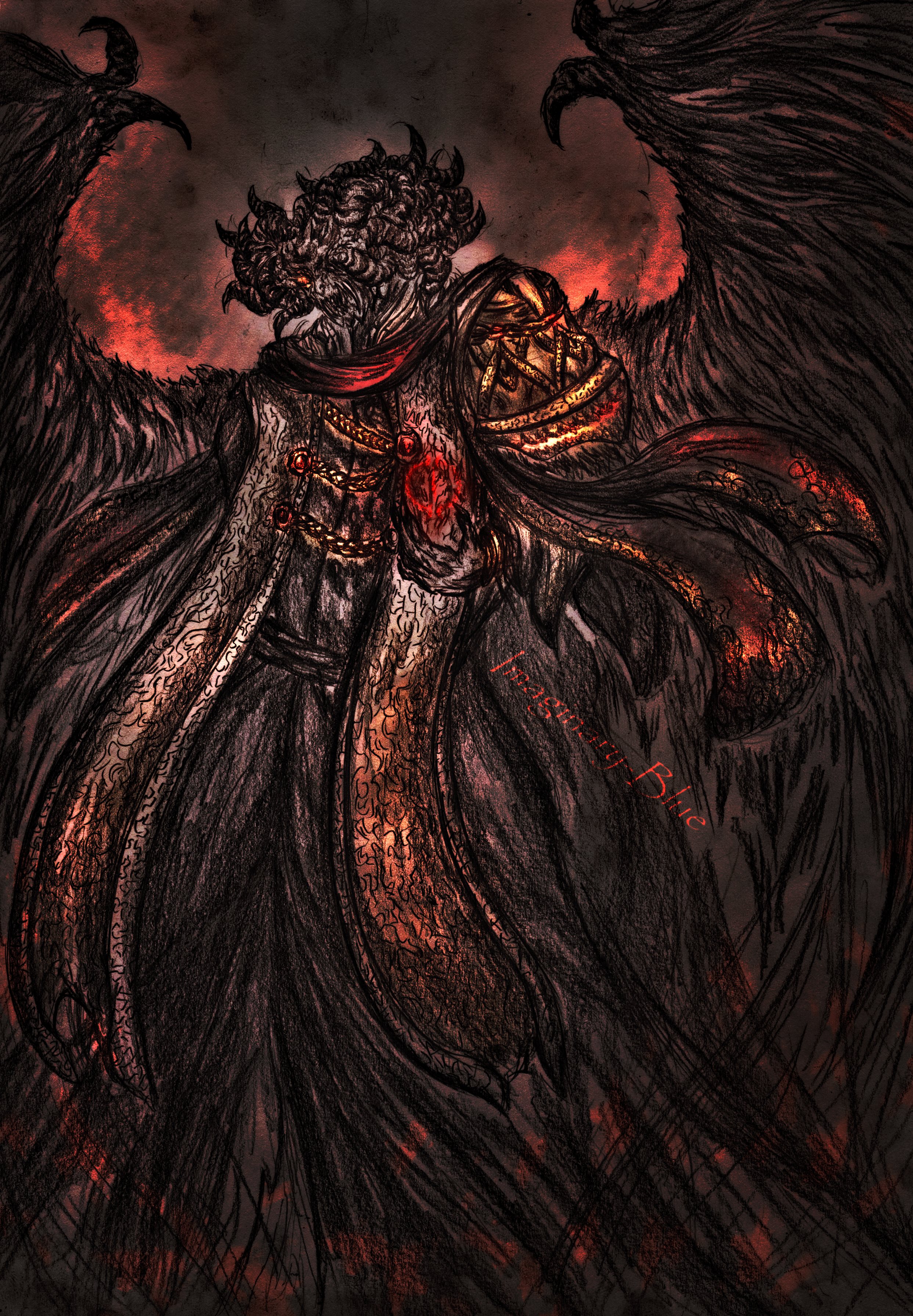 Mohg , Lord of Blood (fanart by me)