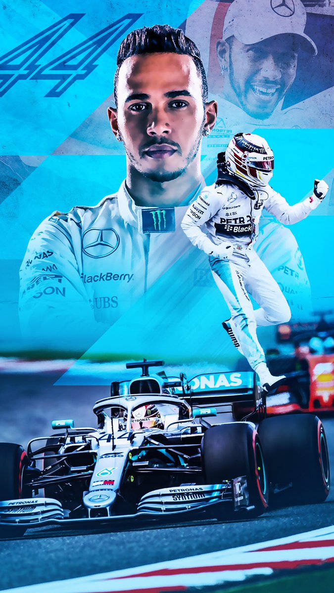 Download Poster Of Lewis Hamilton F1 Wallpaper
