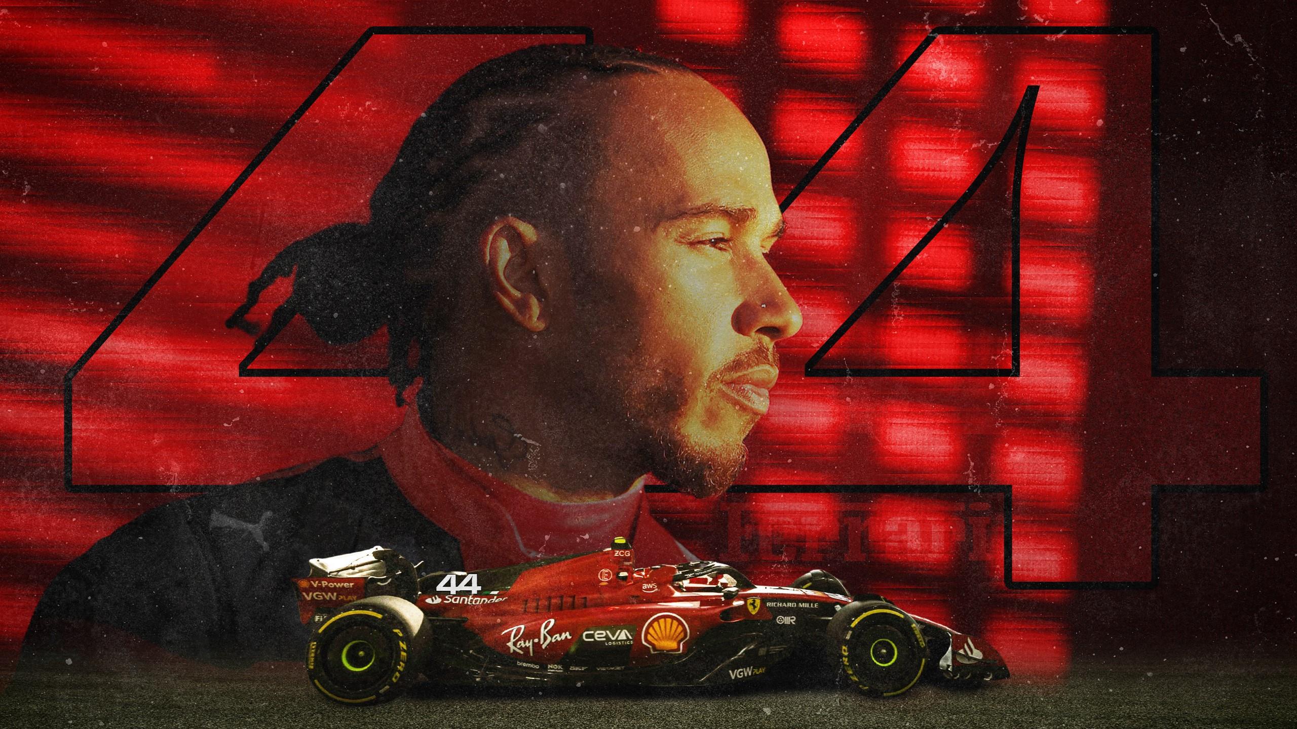 Lewis Hamilton's unique motivation behind choosing number 44 on Mercedes and Ferrari F1 cars