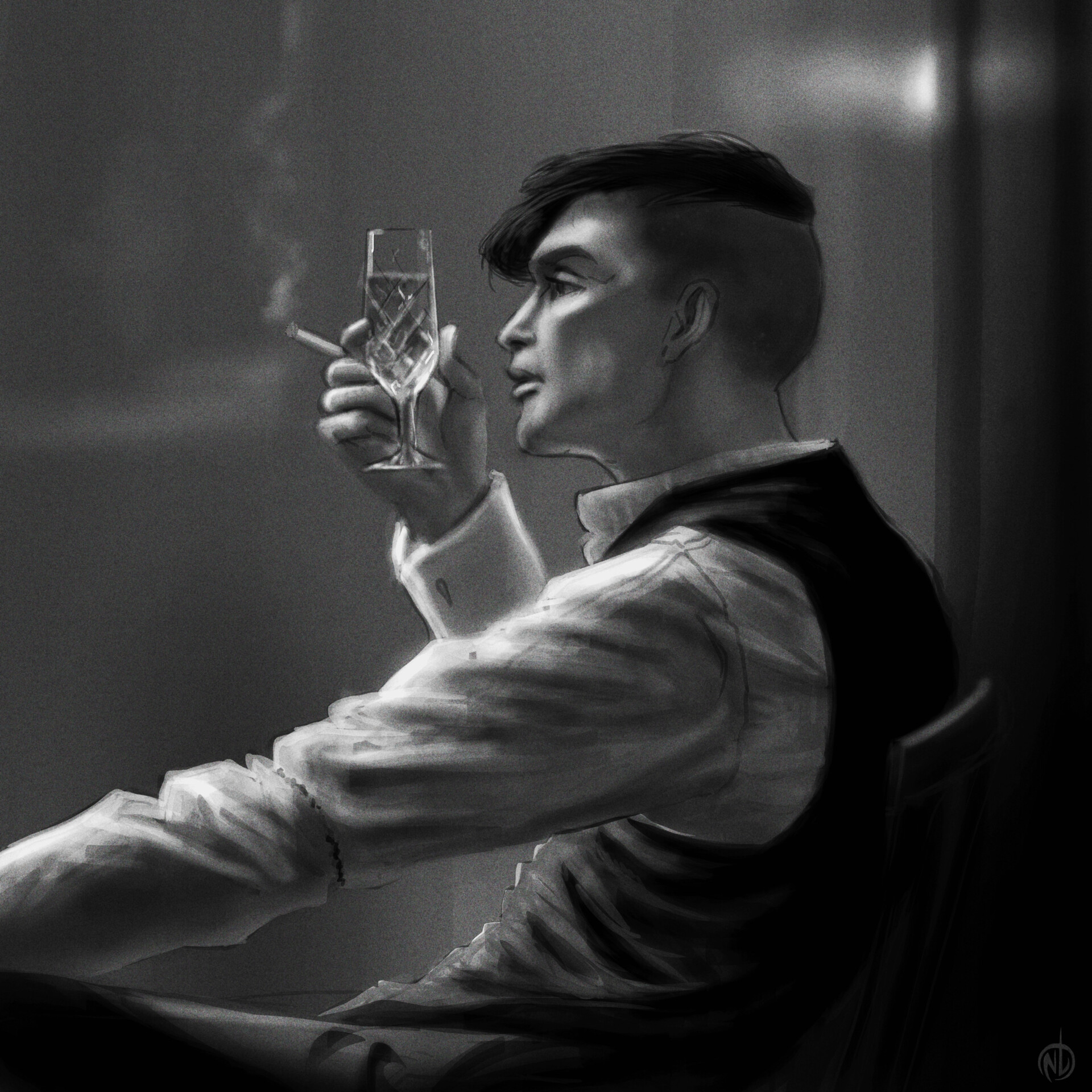 Thomas Shelby (light study)