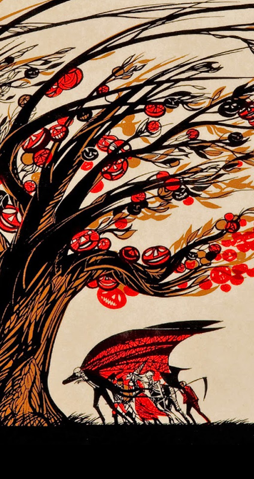 Neato Coolville: HALLOWEEN WALLPAPER: RAY BRADBURY'S THE HALLOWEEN TREE