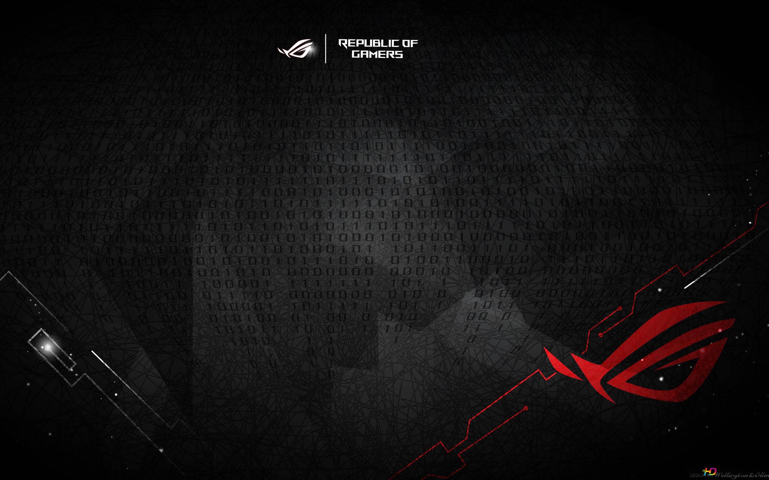 Asus ROG (Republic of Gamers), The ROG Classic Dark LOGO 4K wallpaper download