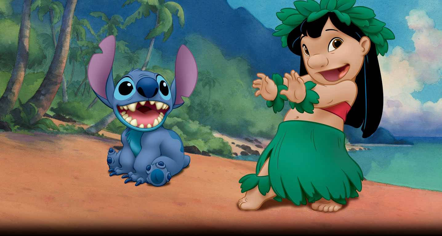 Download Lilo And Stitch 3D Style Hula Wallpaper