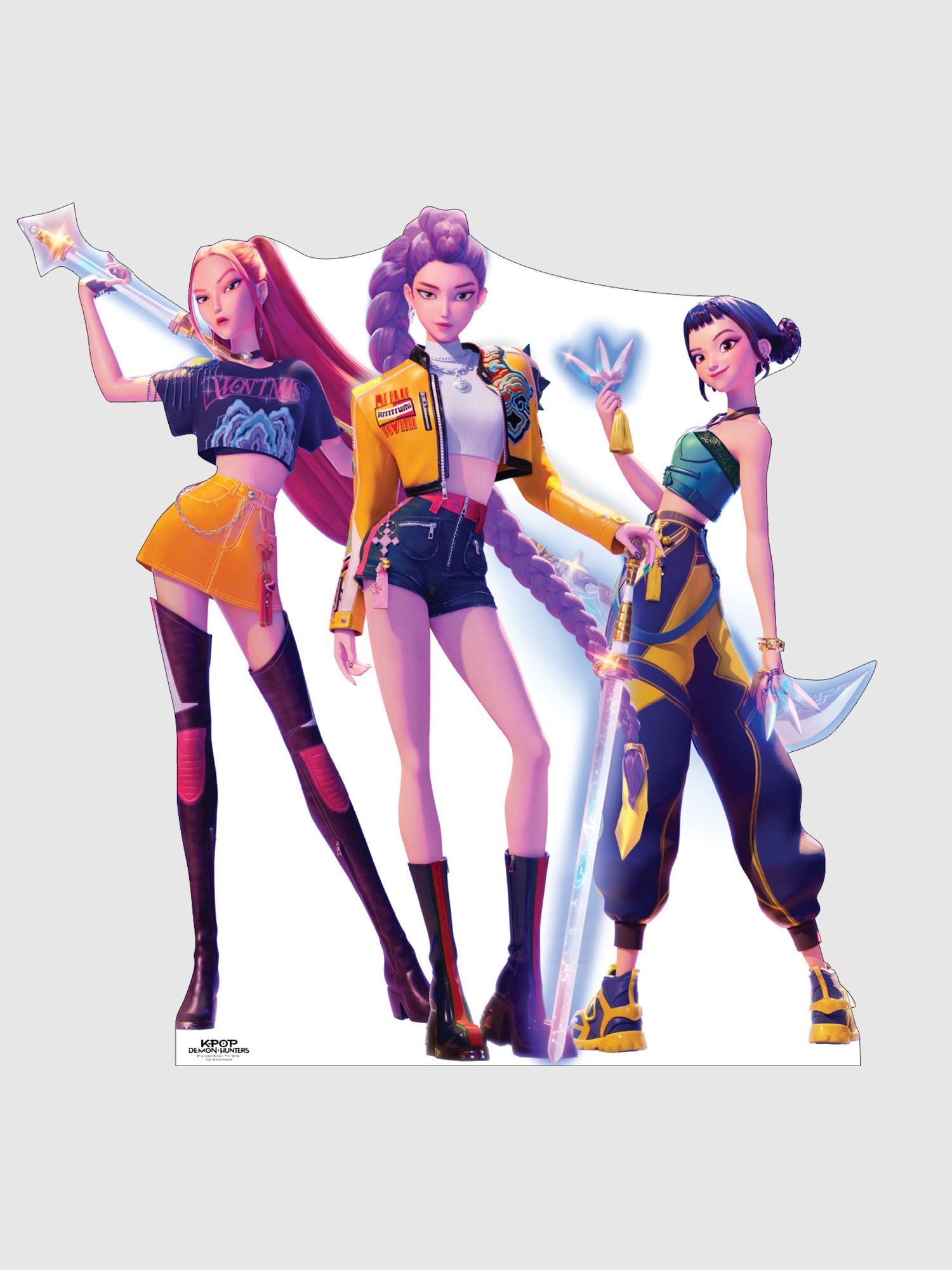 KPop Demon Hunters HUNTR X Cardboard Cutout Standee