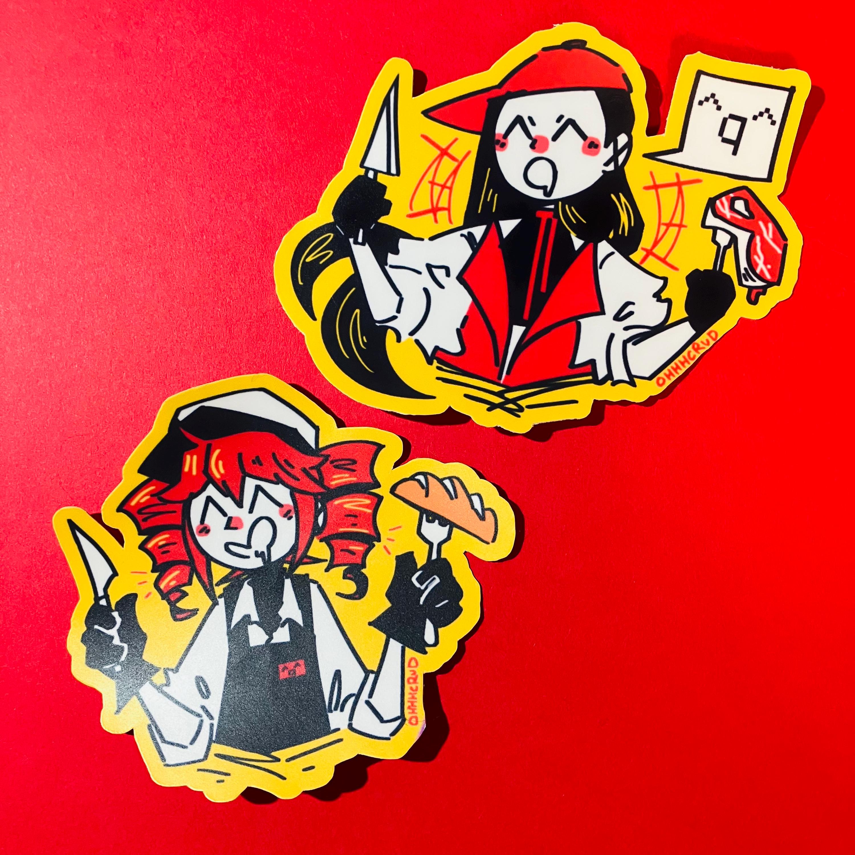 BUTCHER VANITY Matte Stickers